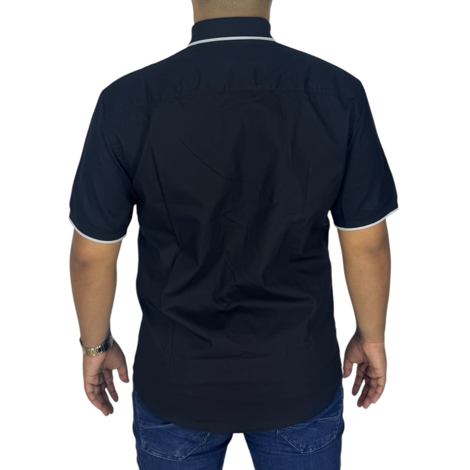 Camisa Oxford 032797 Negra