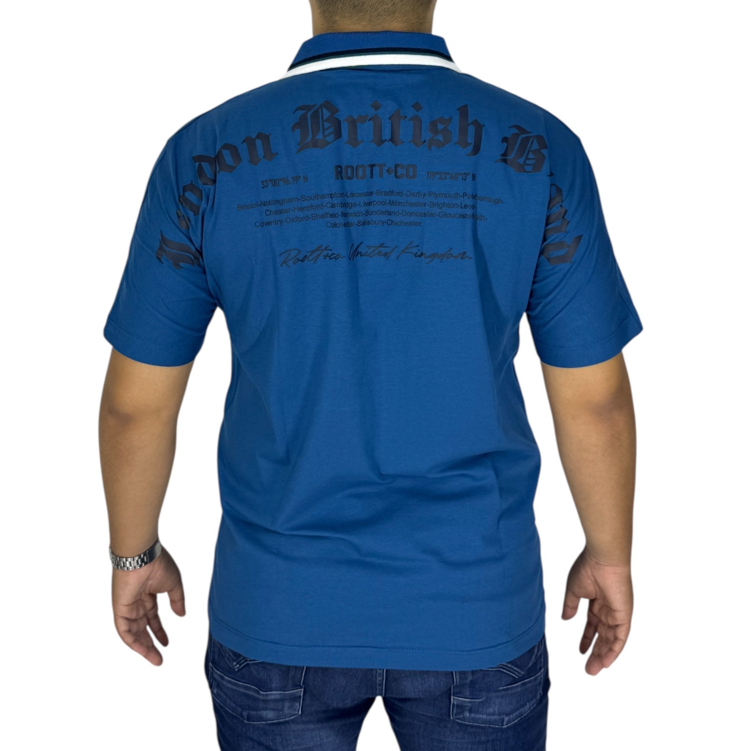 Polo Roott + Co 08085 Azul