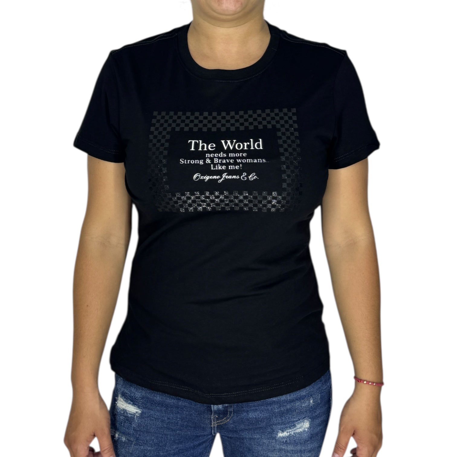 Blusa Oxigeno 21720675 Negra