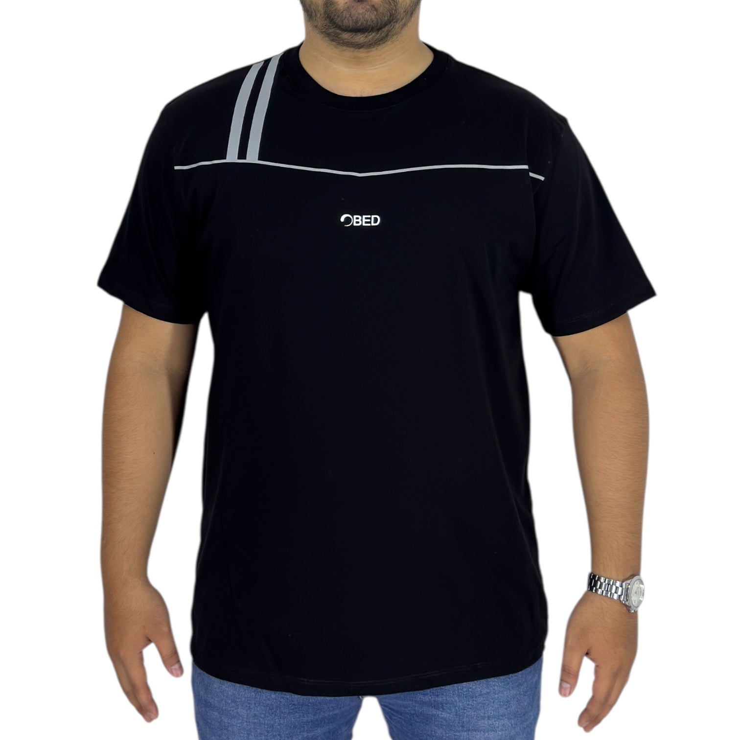 Camiseta Obed 25CH011 Negra