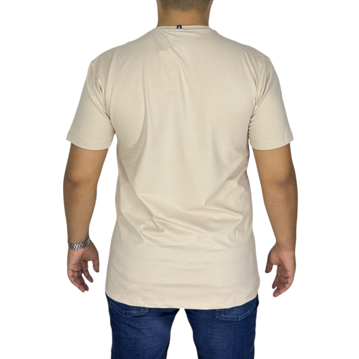Camiseta Blue Inc 26064 Beige