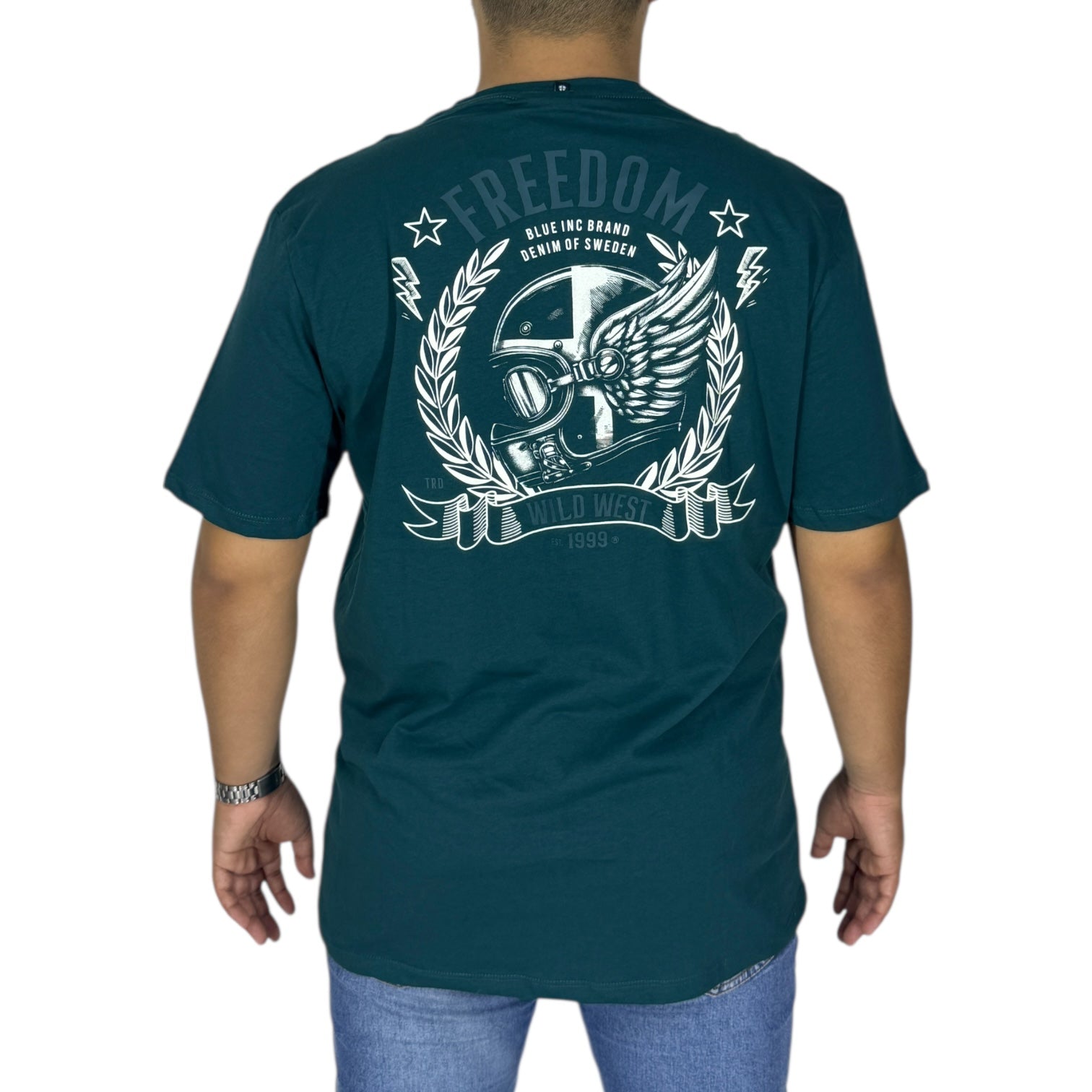 Camiseta Blue Inc 27054