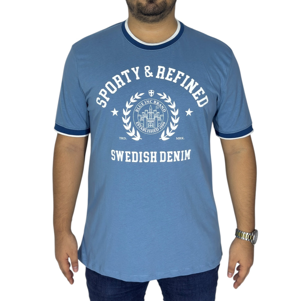 Camiseta Blue Inc 28082 Azul