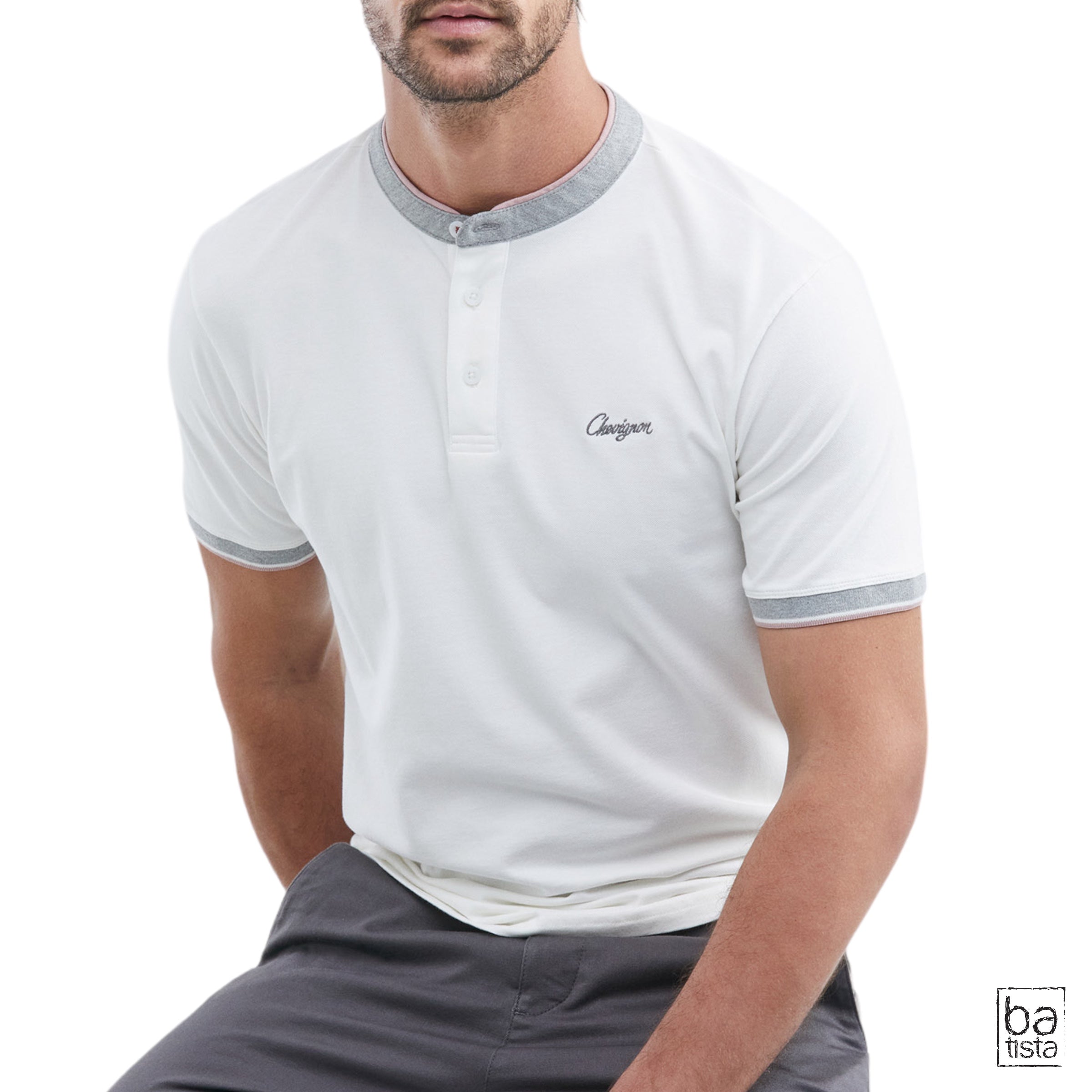 Polo Chevignon 609E008 Blanco