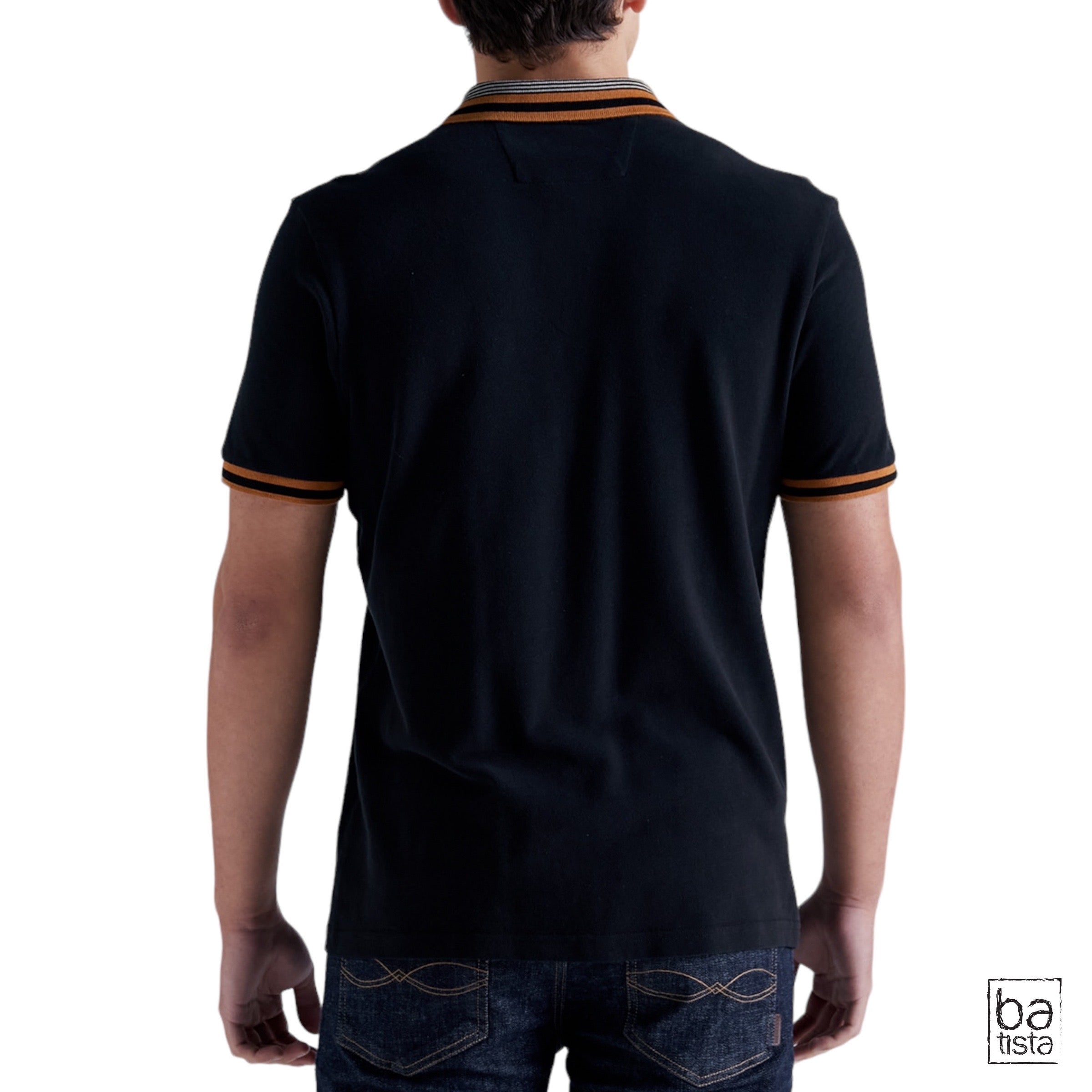 Polo Americanino 801E007 Negro
