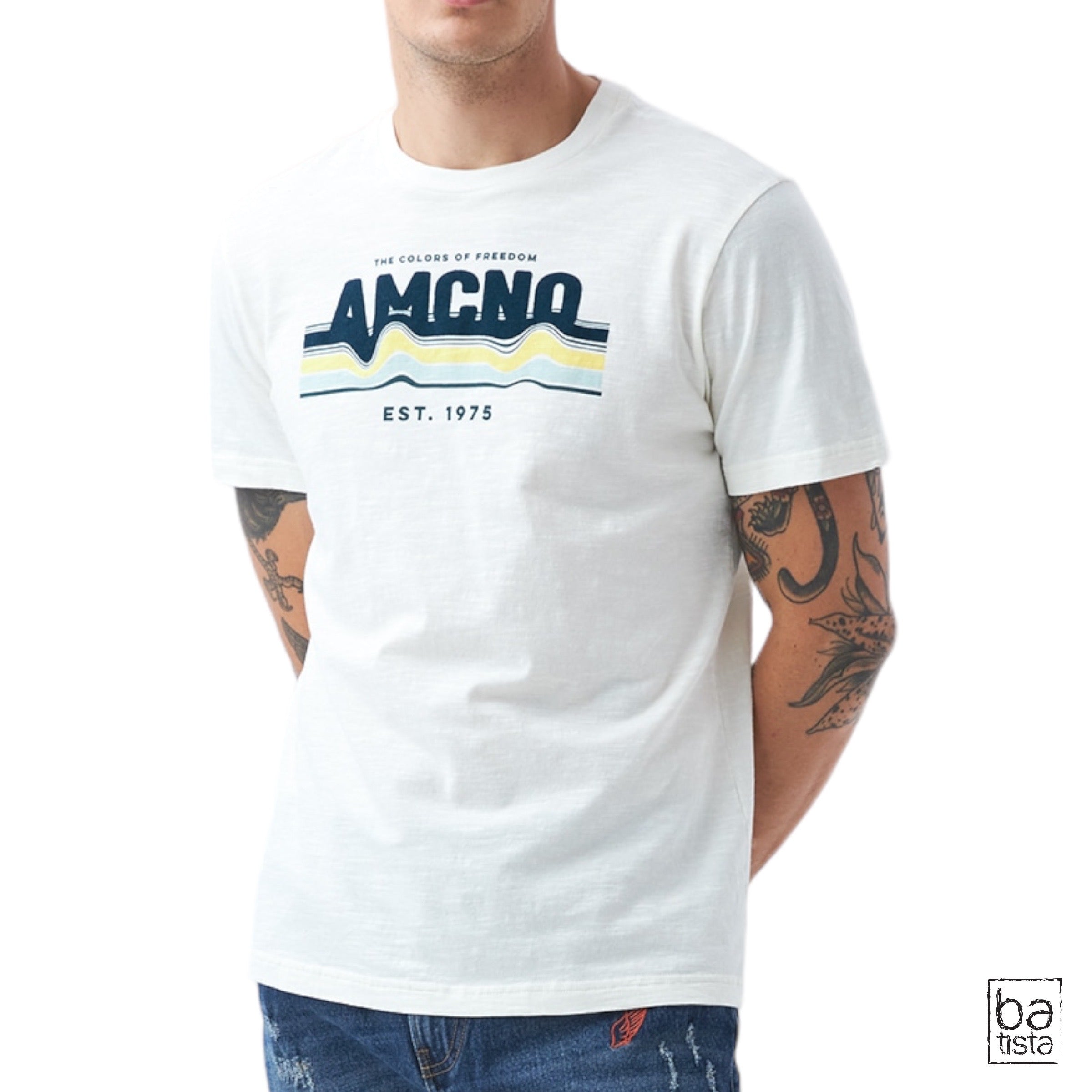 Camiseta Americanino 842E002 Crudo