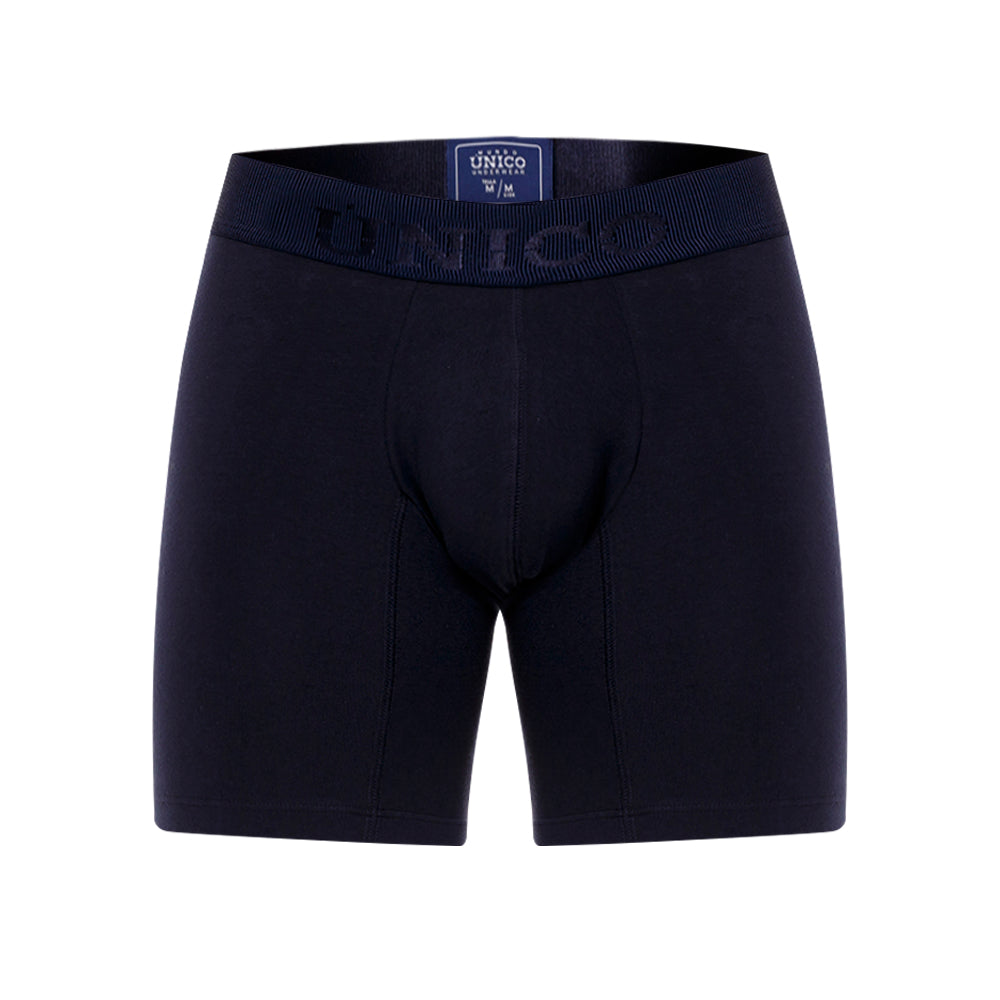 Boxer Único Ebano Azul algodón