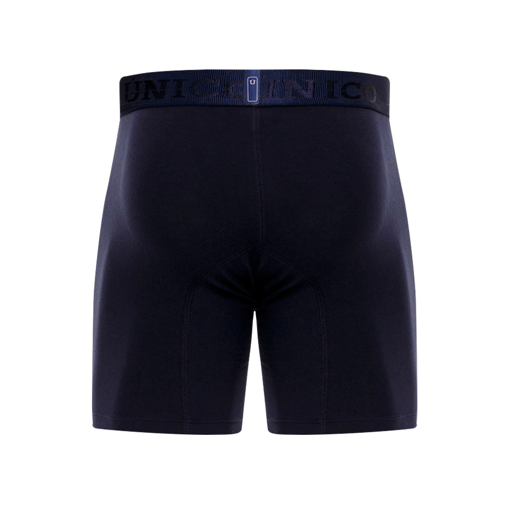 Boxer Único Ebano Azul algodón