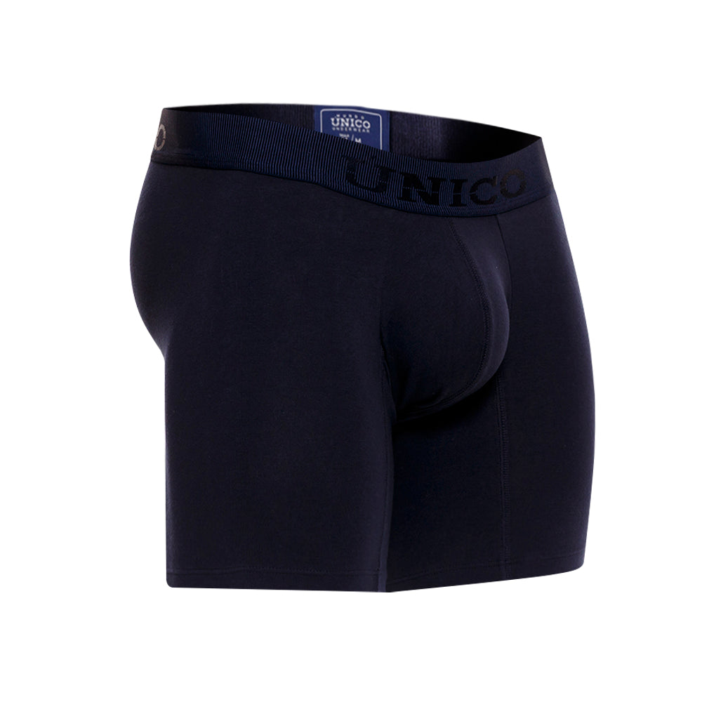 Boxer Único Ebano Azul algodón