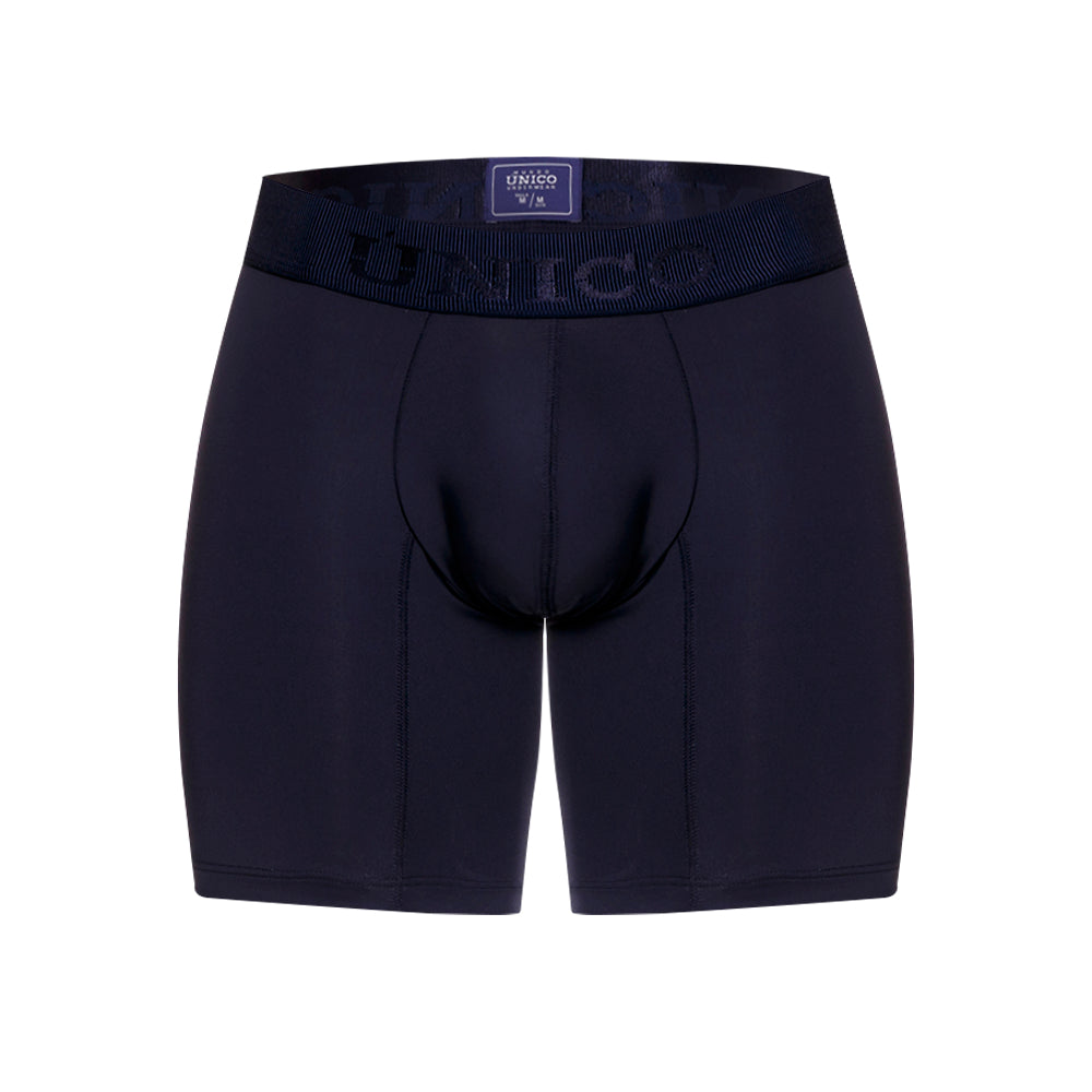 Boxer Único Ebano Azul Microfibra
