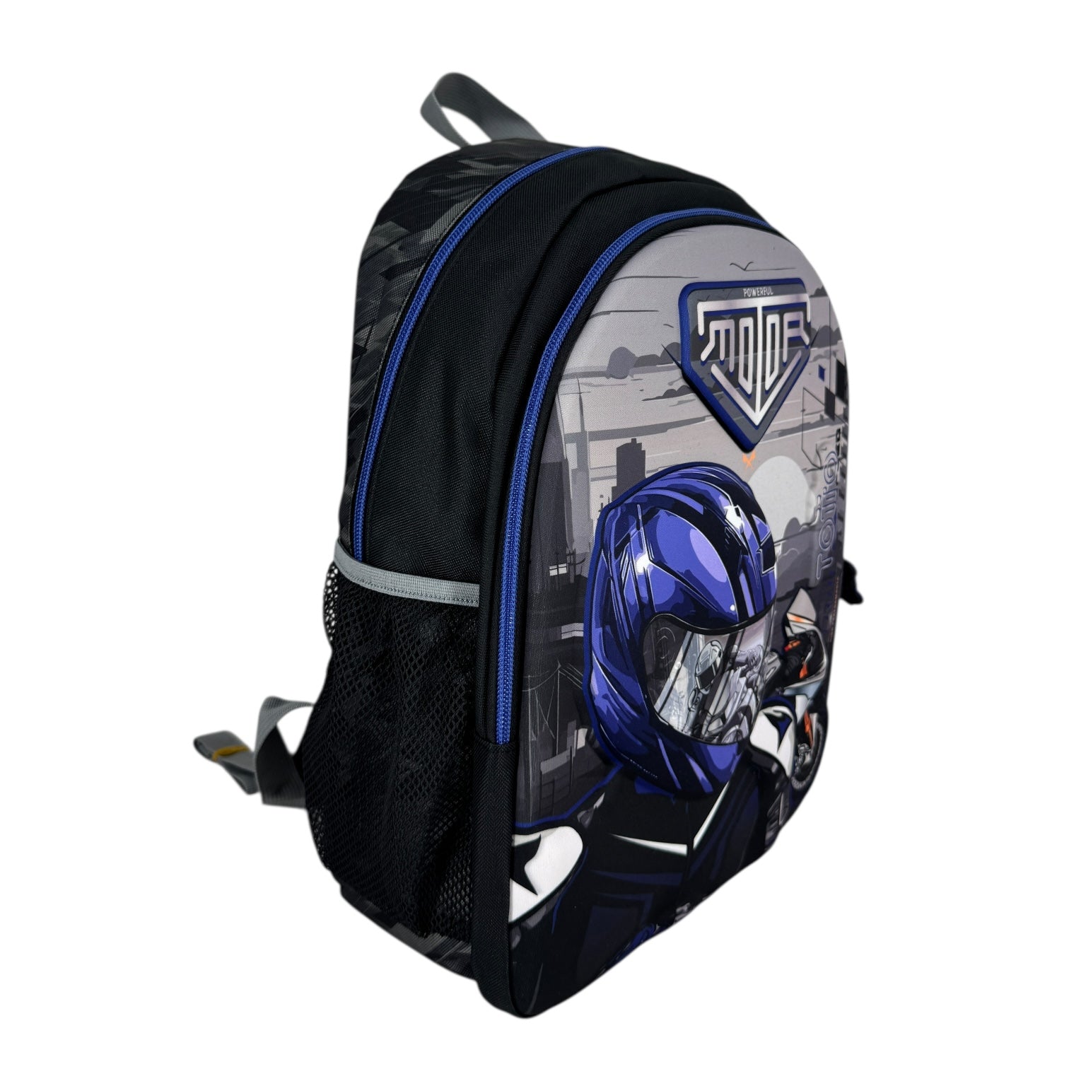 Kit Morral + Lonchera+ Cartuchera Totto Helmet Racing M NZ0