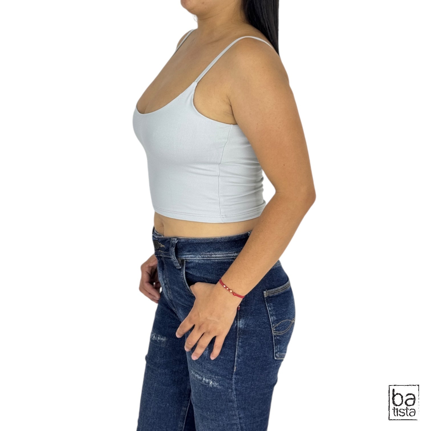 Blusa Ragged PF14120033 Gris