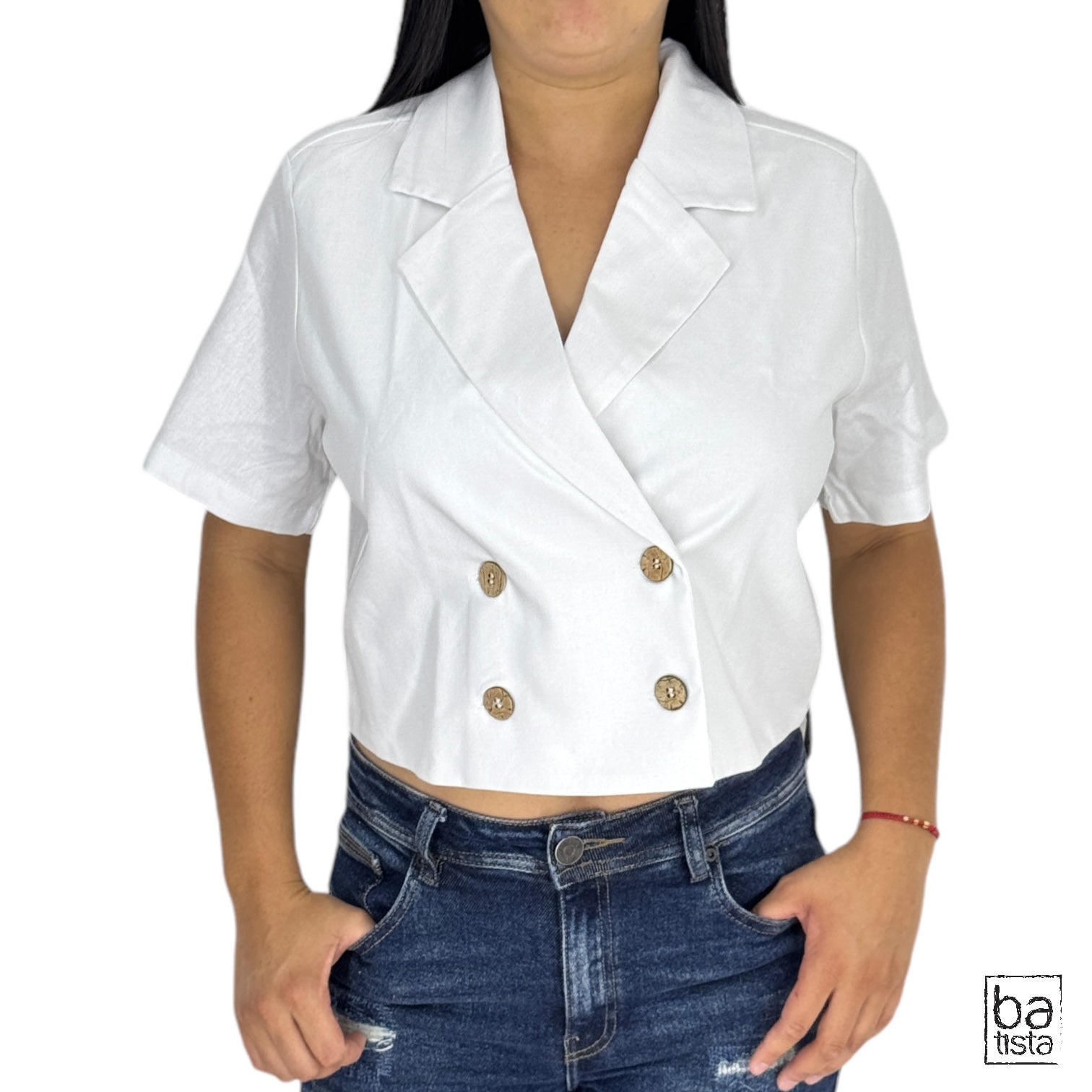 Blusa Ragged PF311133455 Blanco