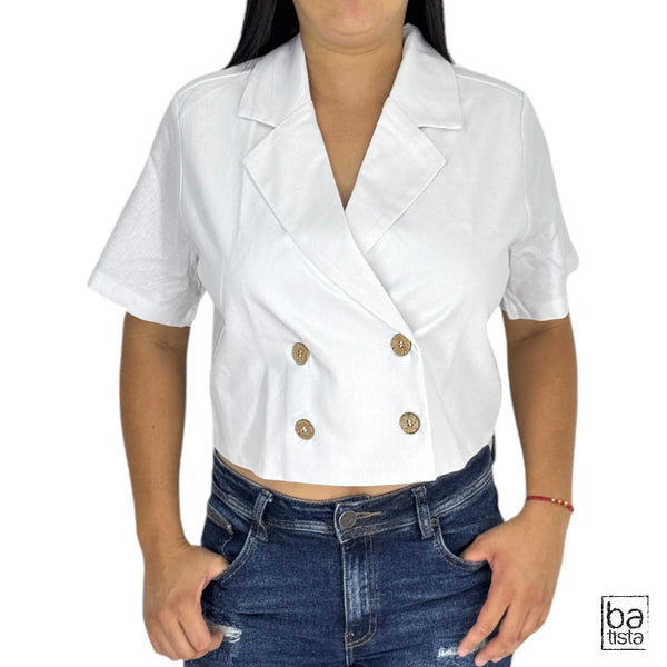Blusa Ragged PF311133455 Blanco