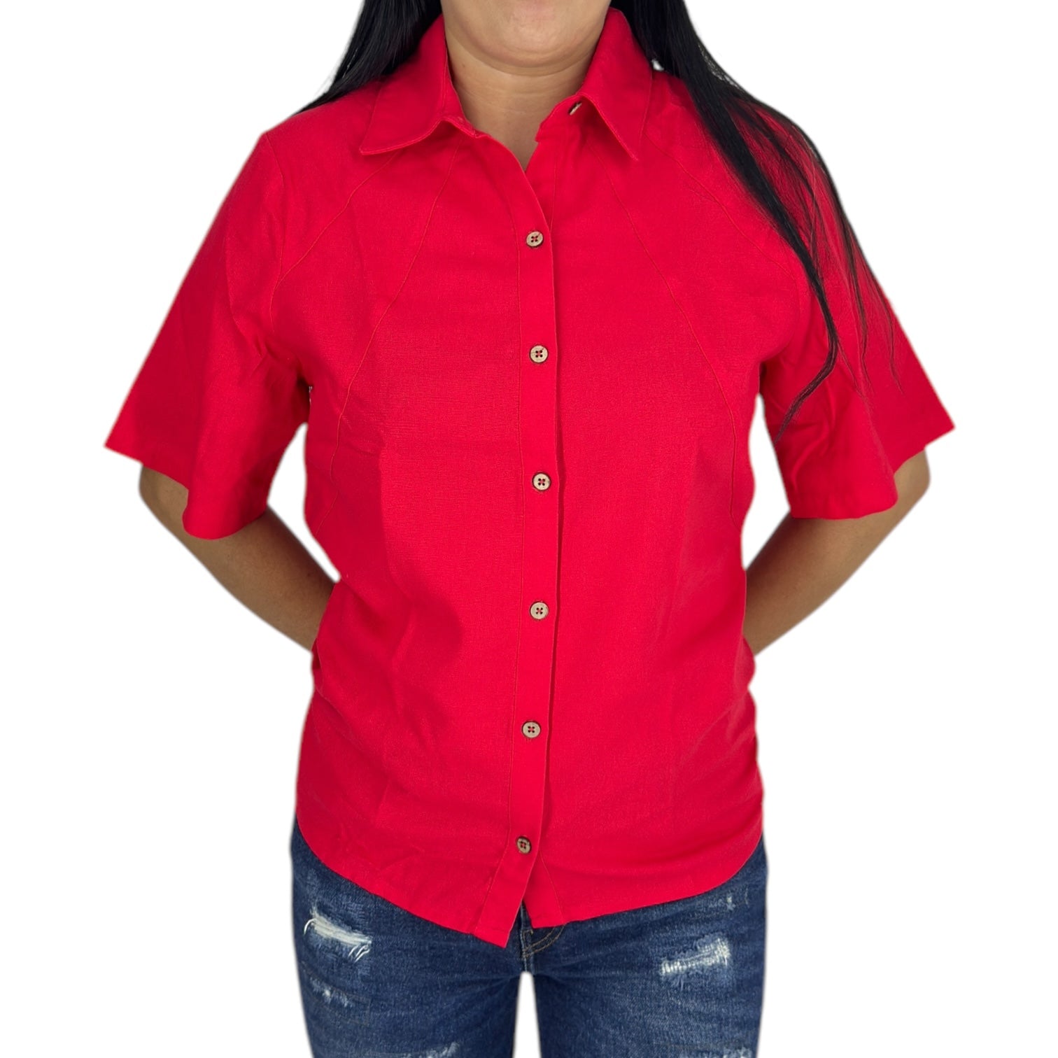 Blusa Ragged PF31113506 Roja