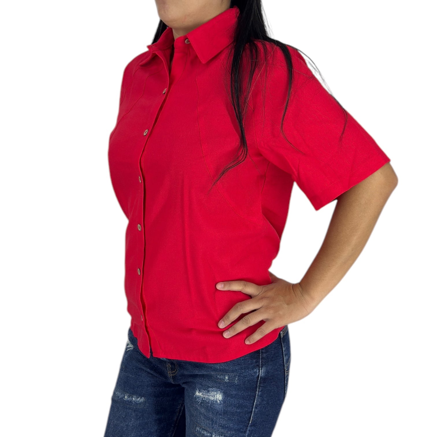 Blusa Ragged PF31113506 Roja