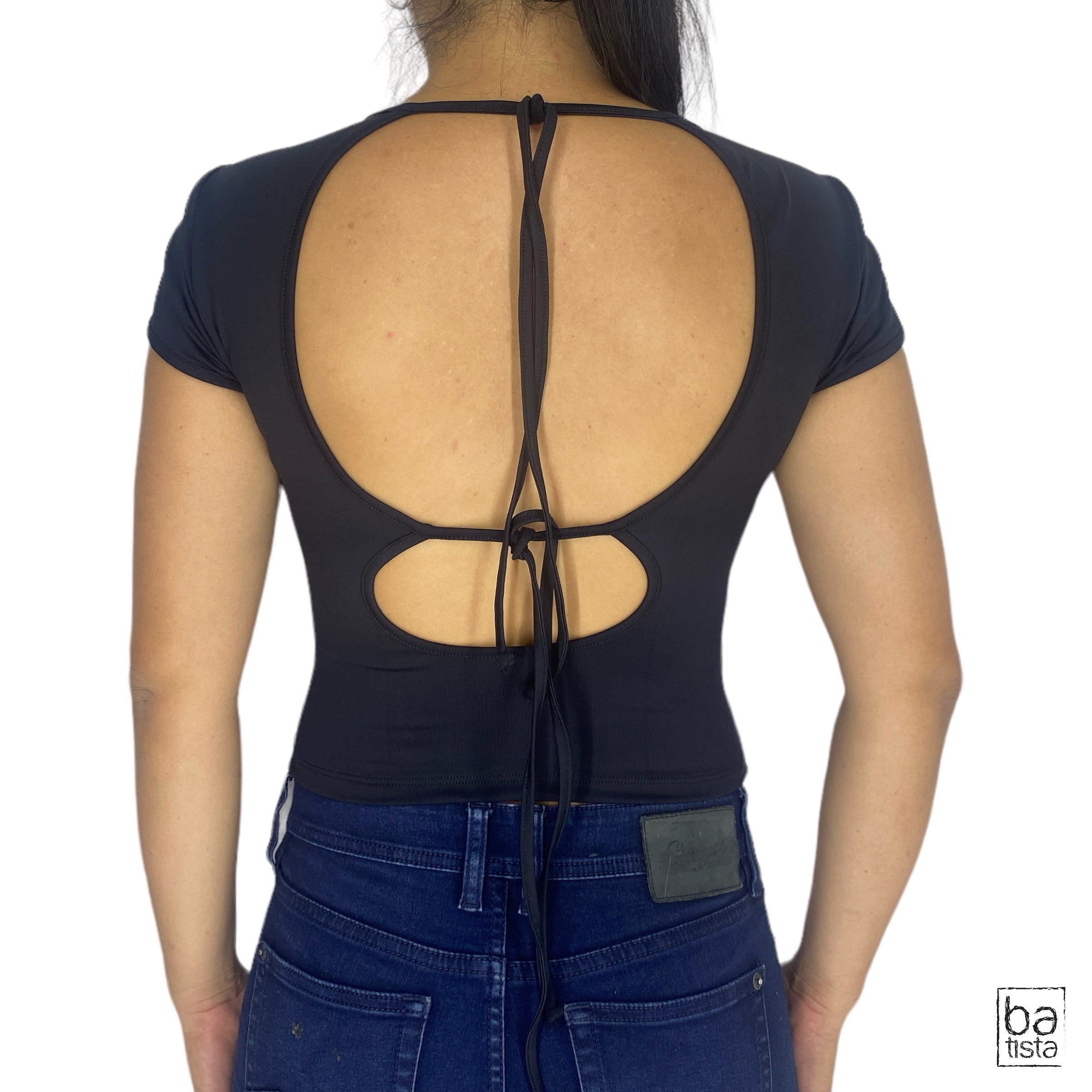 Blusa Ragged PF31122142 Negro