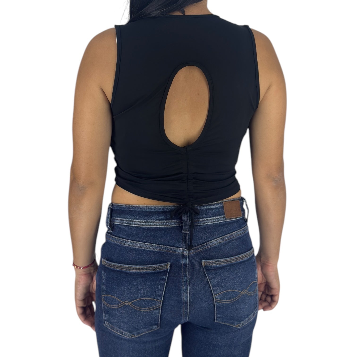 Blusa Ragged PF31122293 Negra