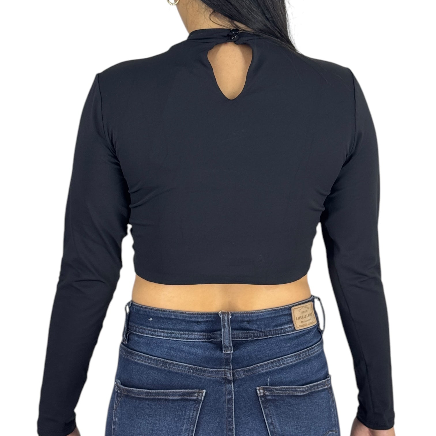 Blusa Ragged PF31122310 Negra