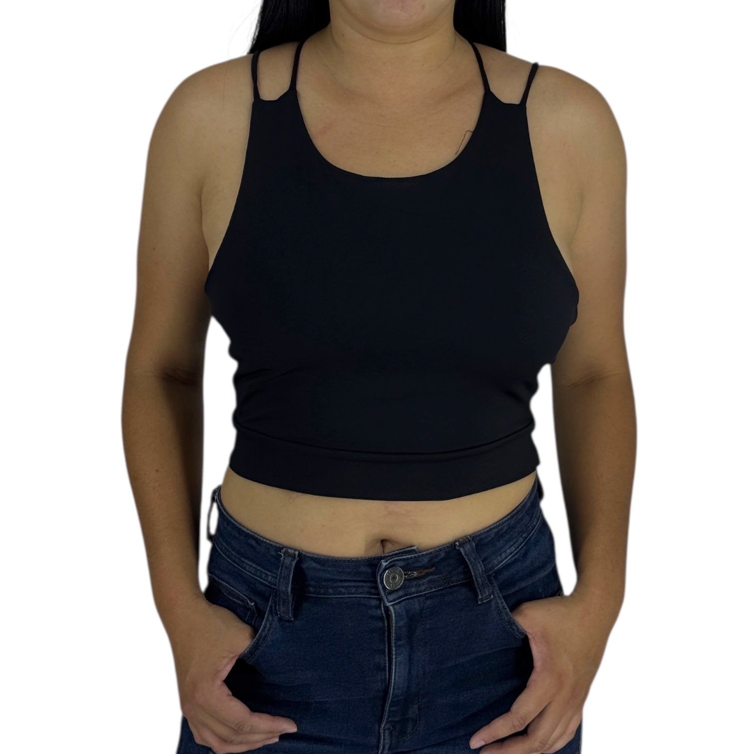 Blusa Ragged PF31122315 Negro
