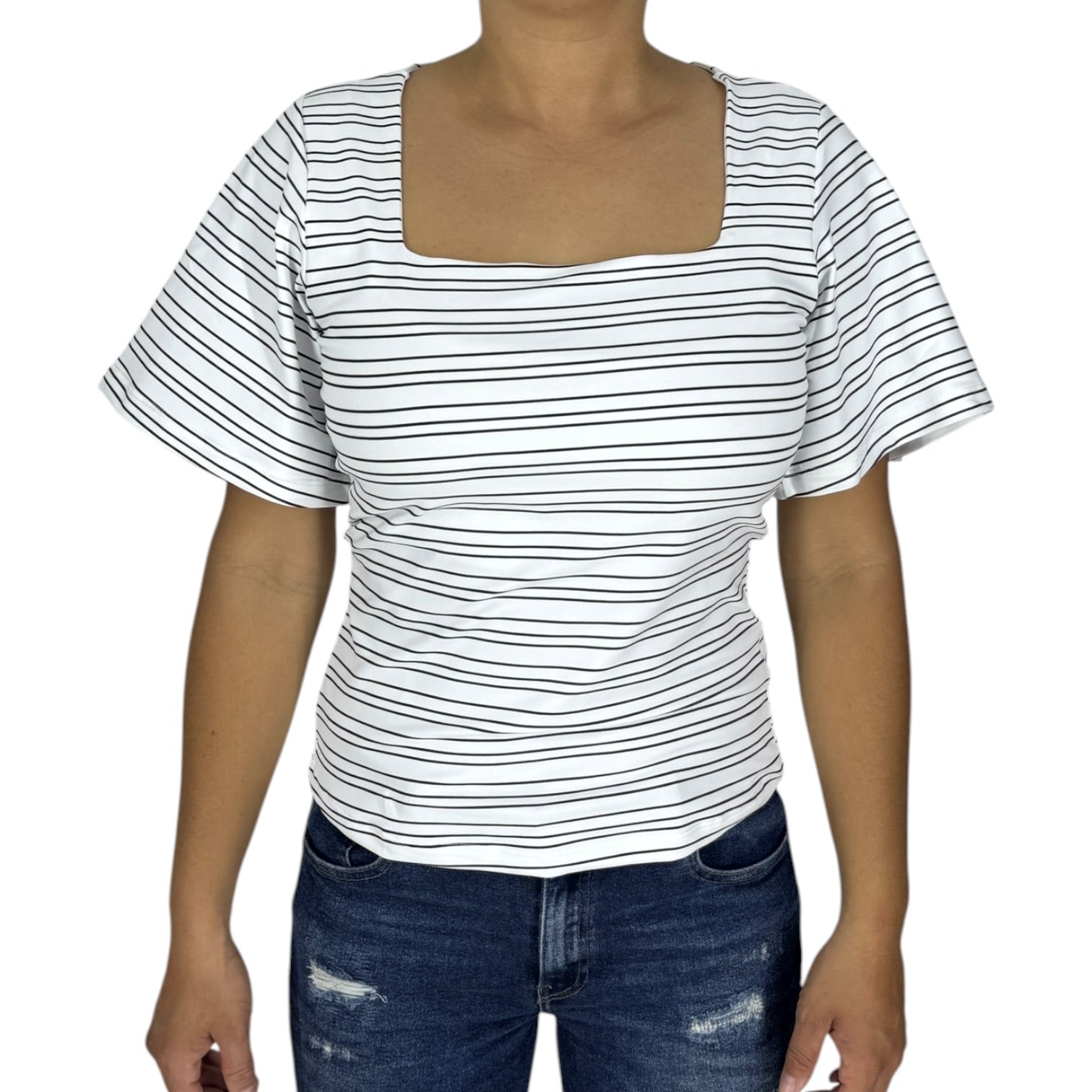 Blusa Ragged PF31122394 Blanca