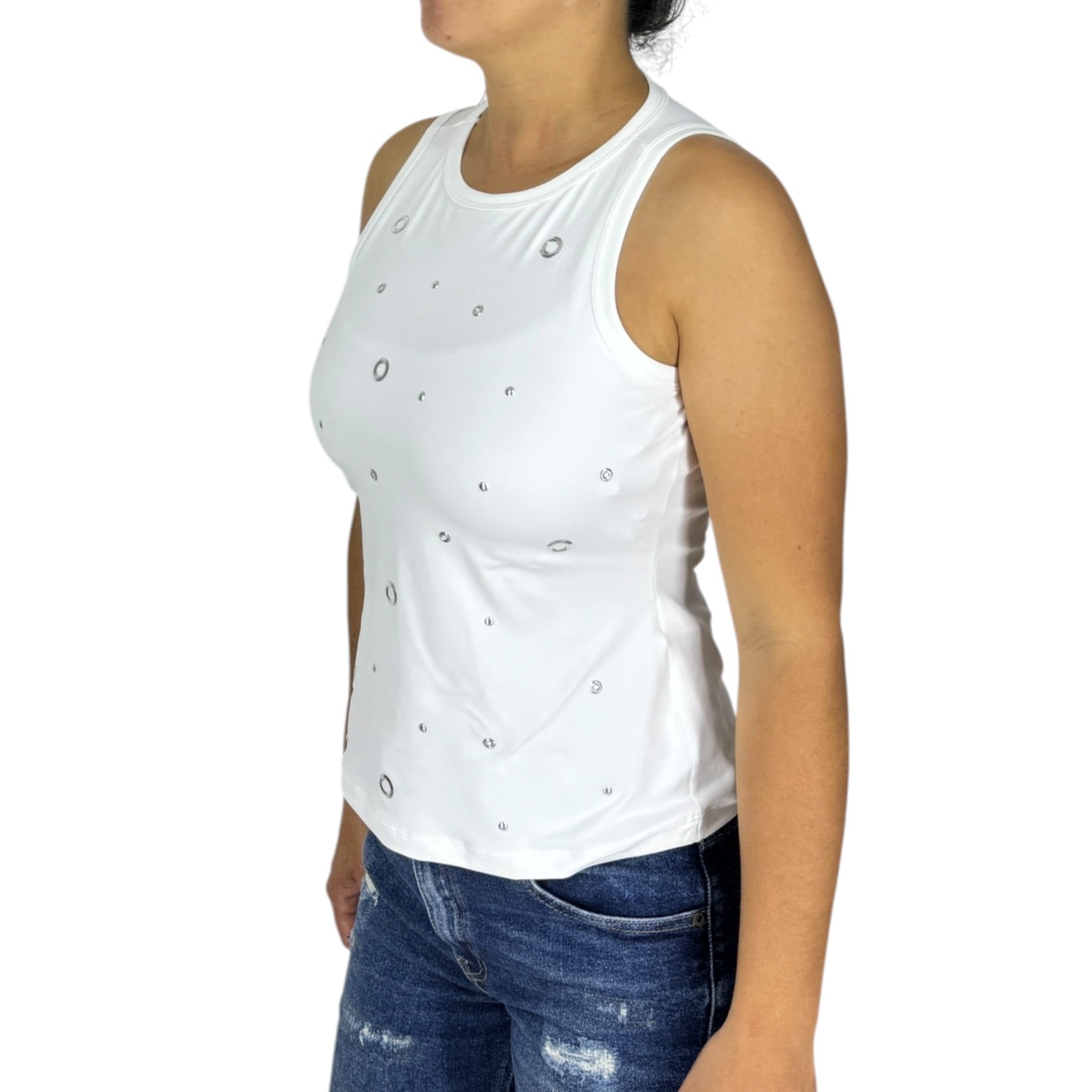 Blusa Ragged PF31122403 Blanca