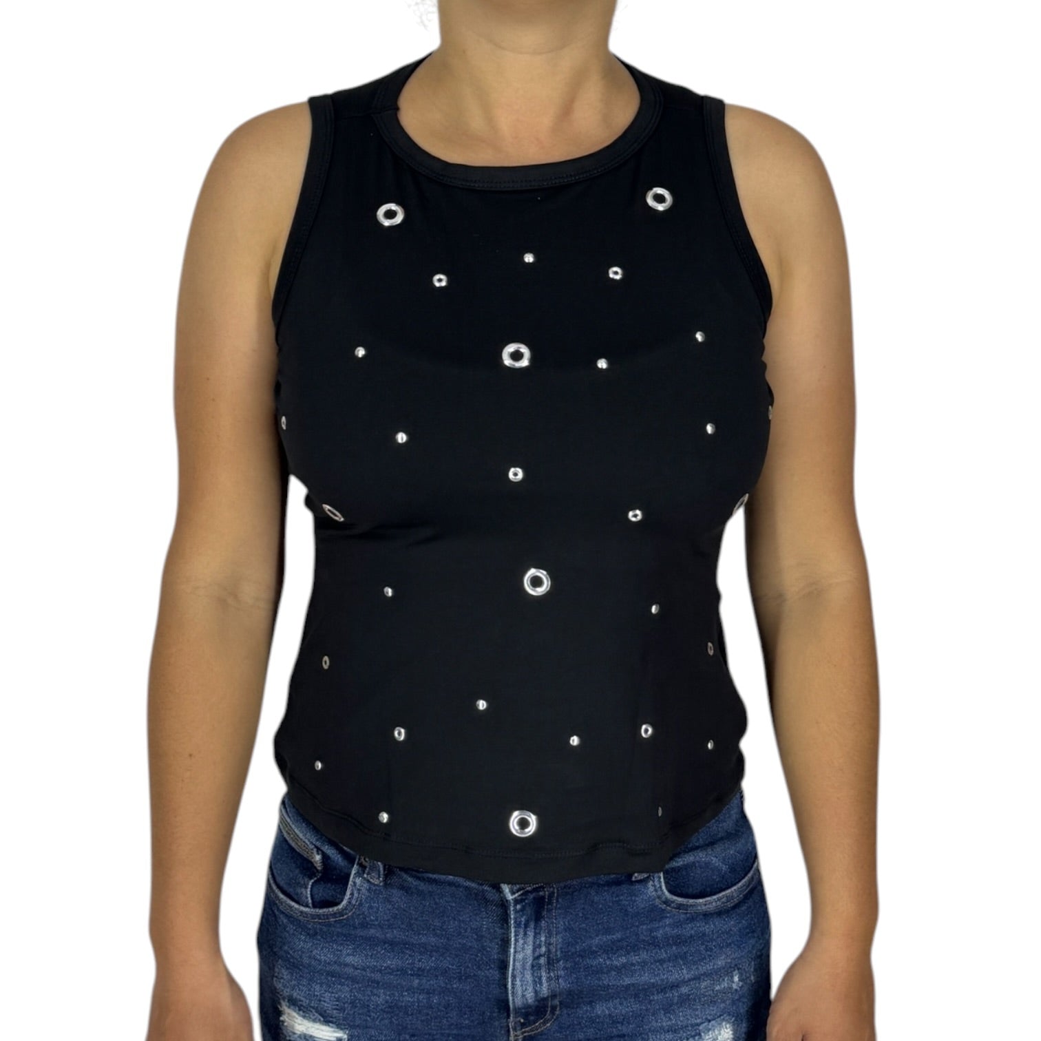 Blusa Ragged PF31122403 Negra