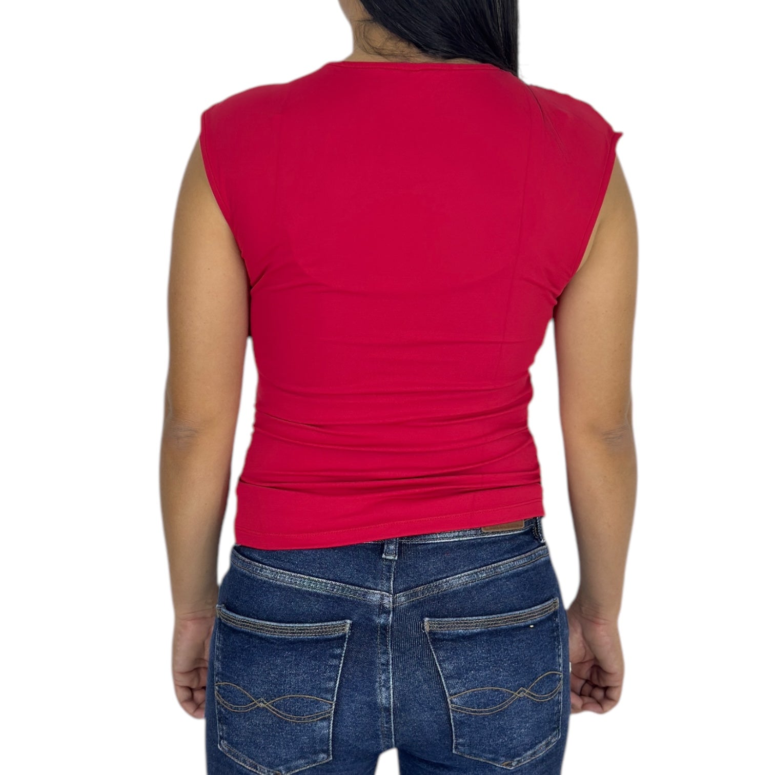 Blusa Ragged PF33120104 Rojo