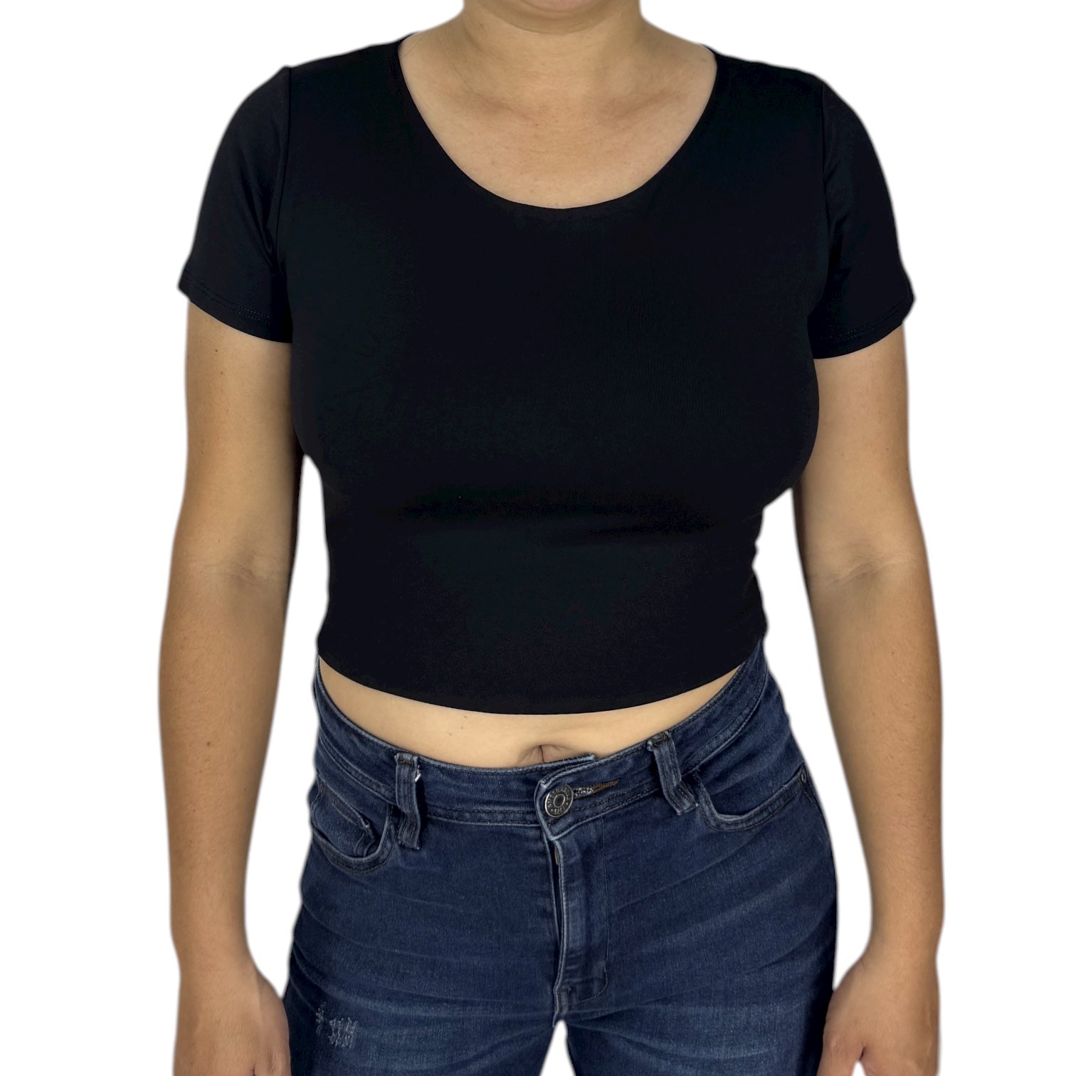 Blusa Ragged PF31122363 Negra