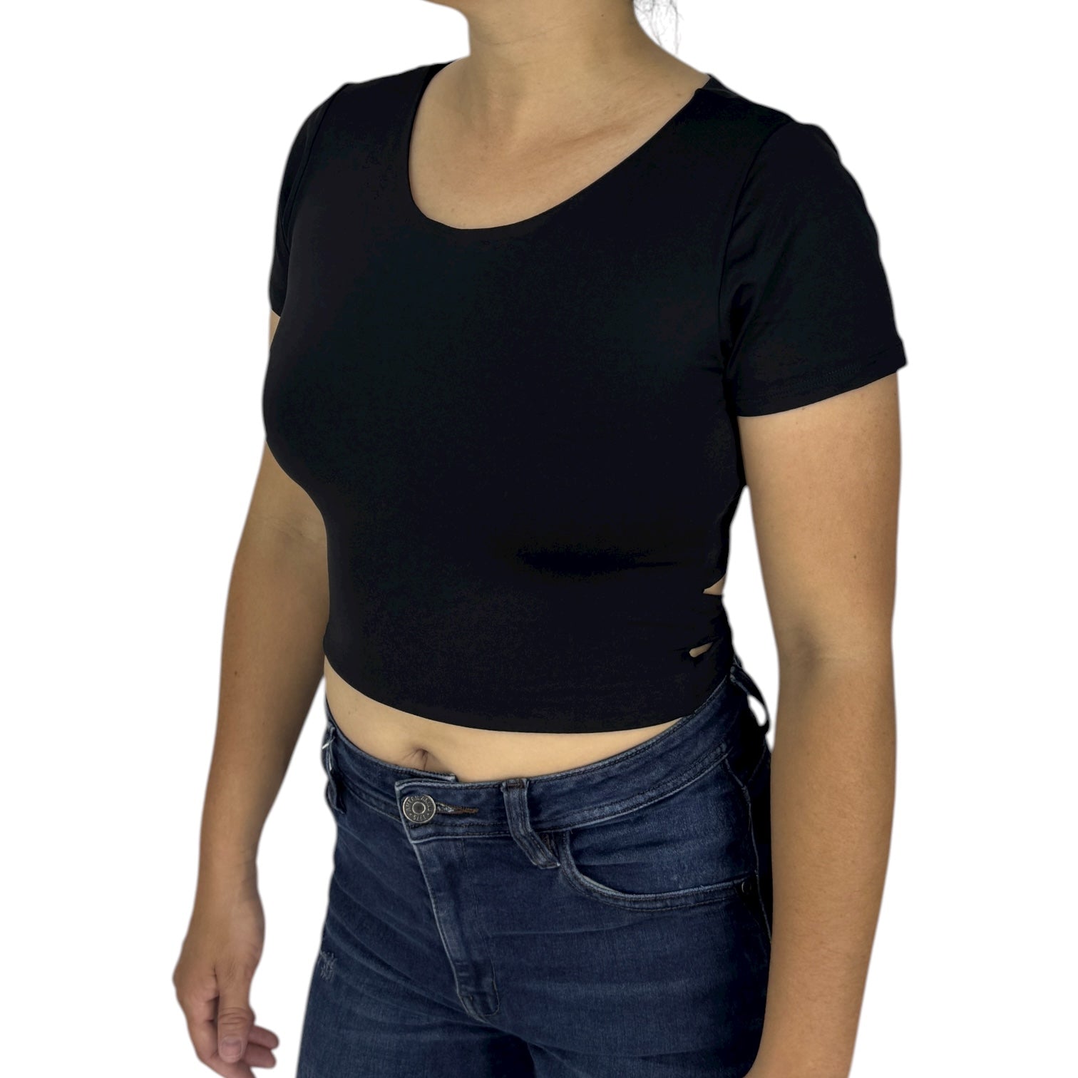 Blusa Ragged PF31122363 Negra