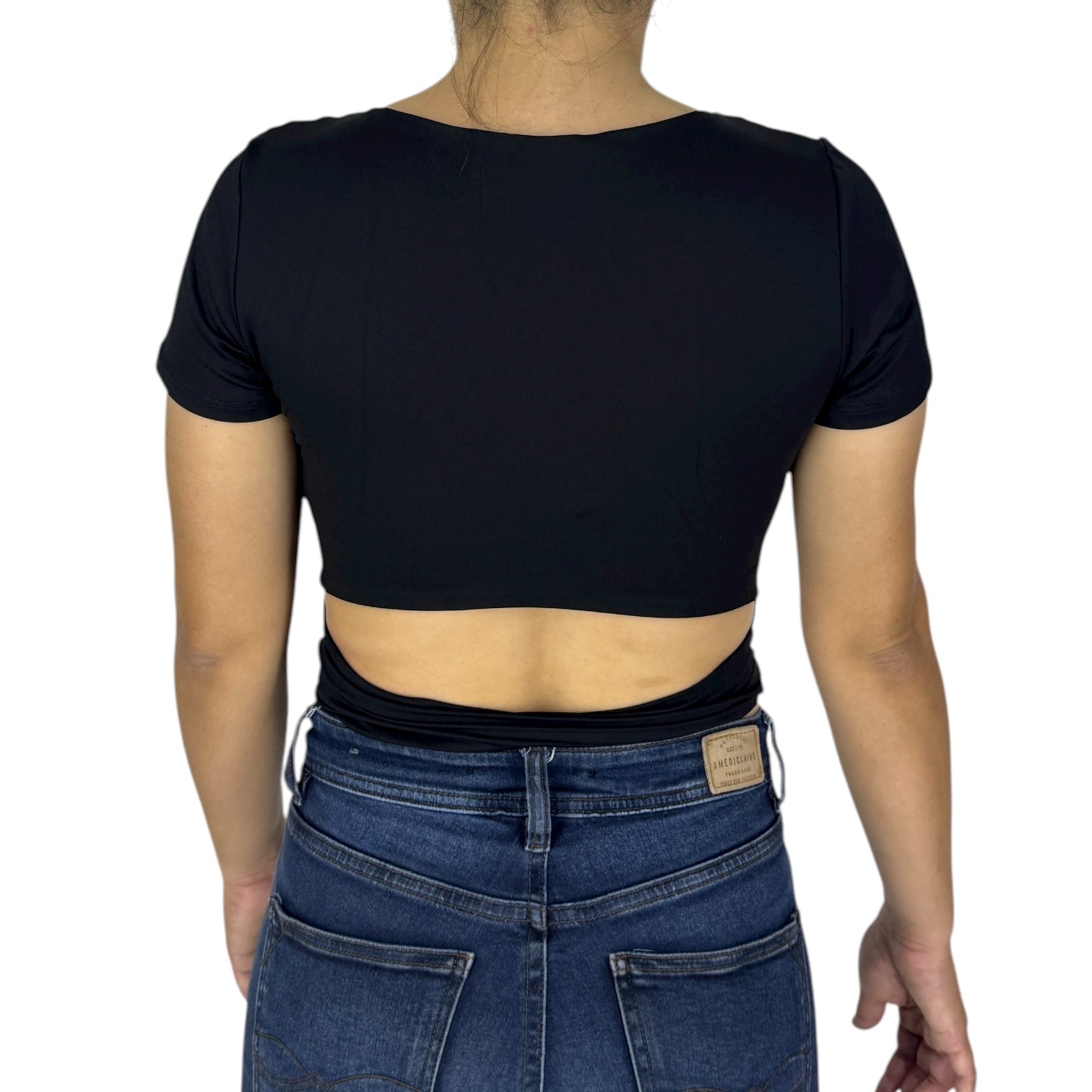 Blusa Ragged PF31122363 Negra