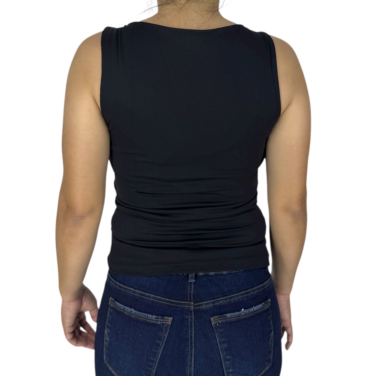 Blusa Ragged PF31122367 Negra