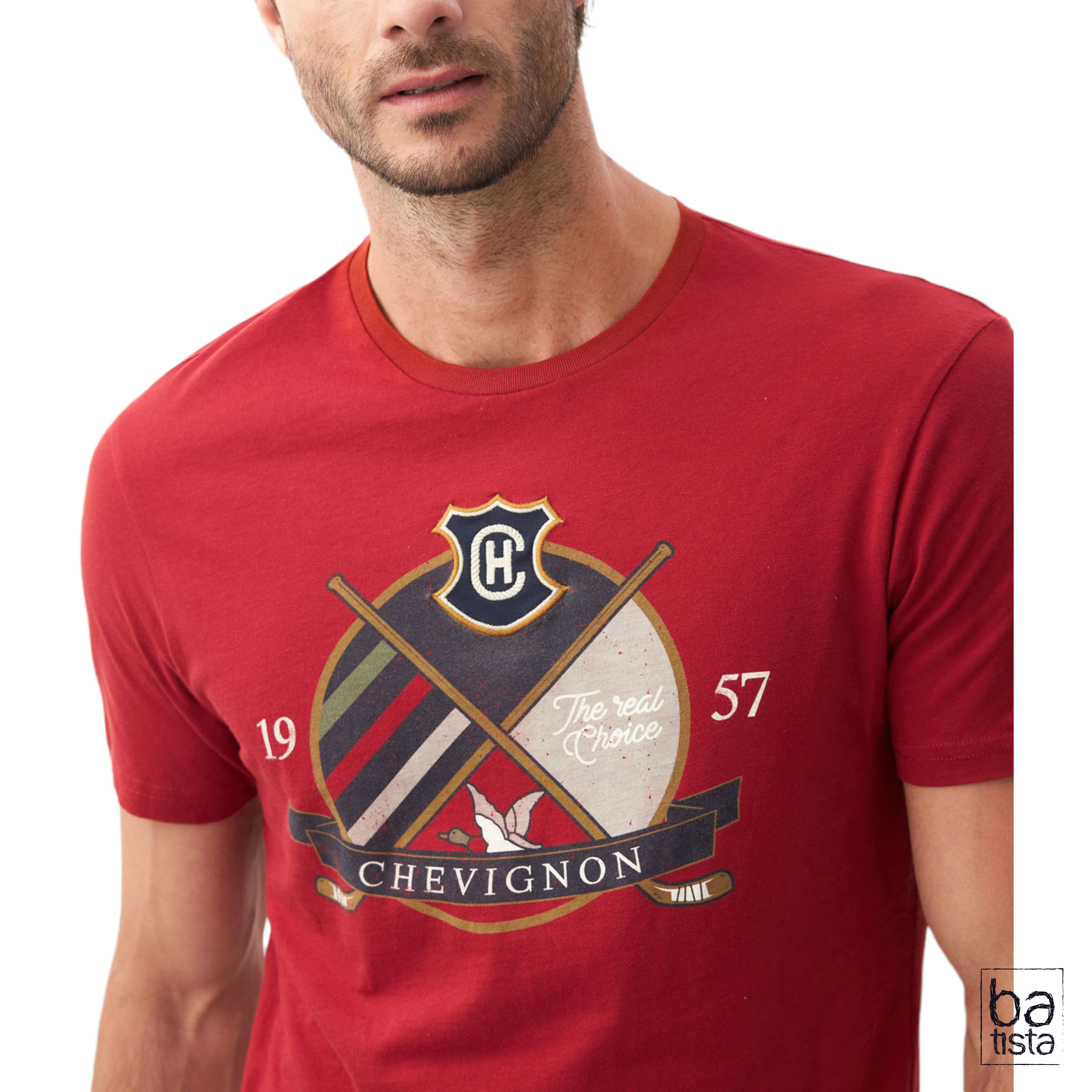 Camiseta Chevignon 641D005 Rojo Oscuro