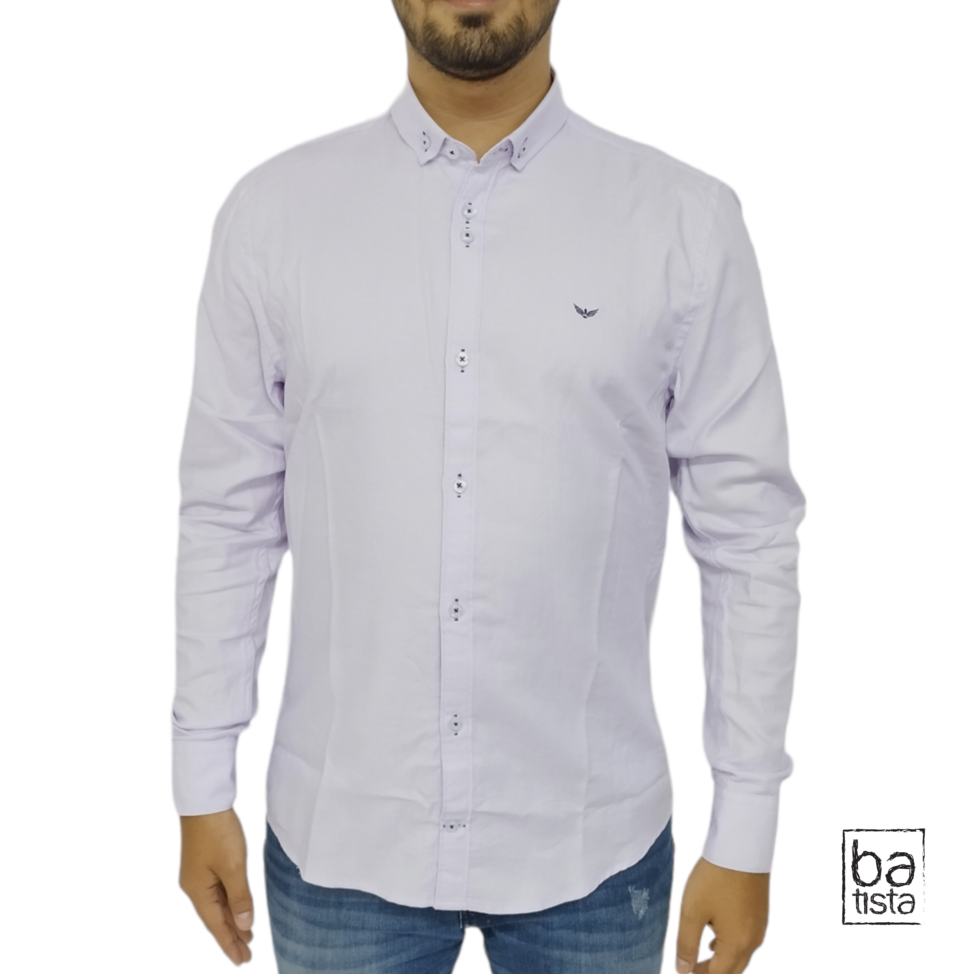 Camisa Oxford 032339 Color LILA