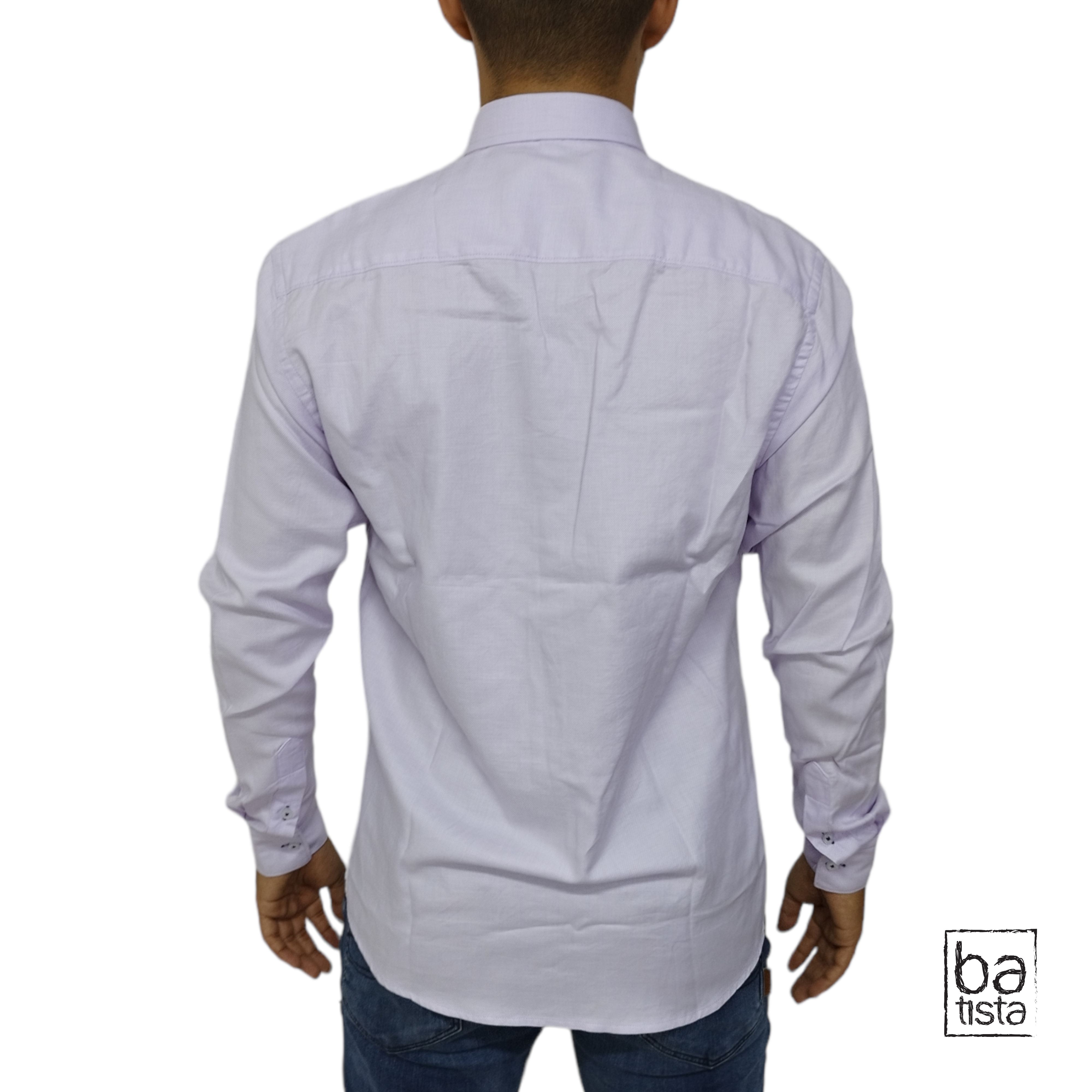 Camisa Oxford 032339 Color LILA
