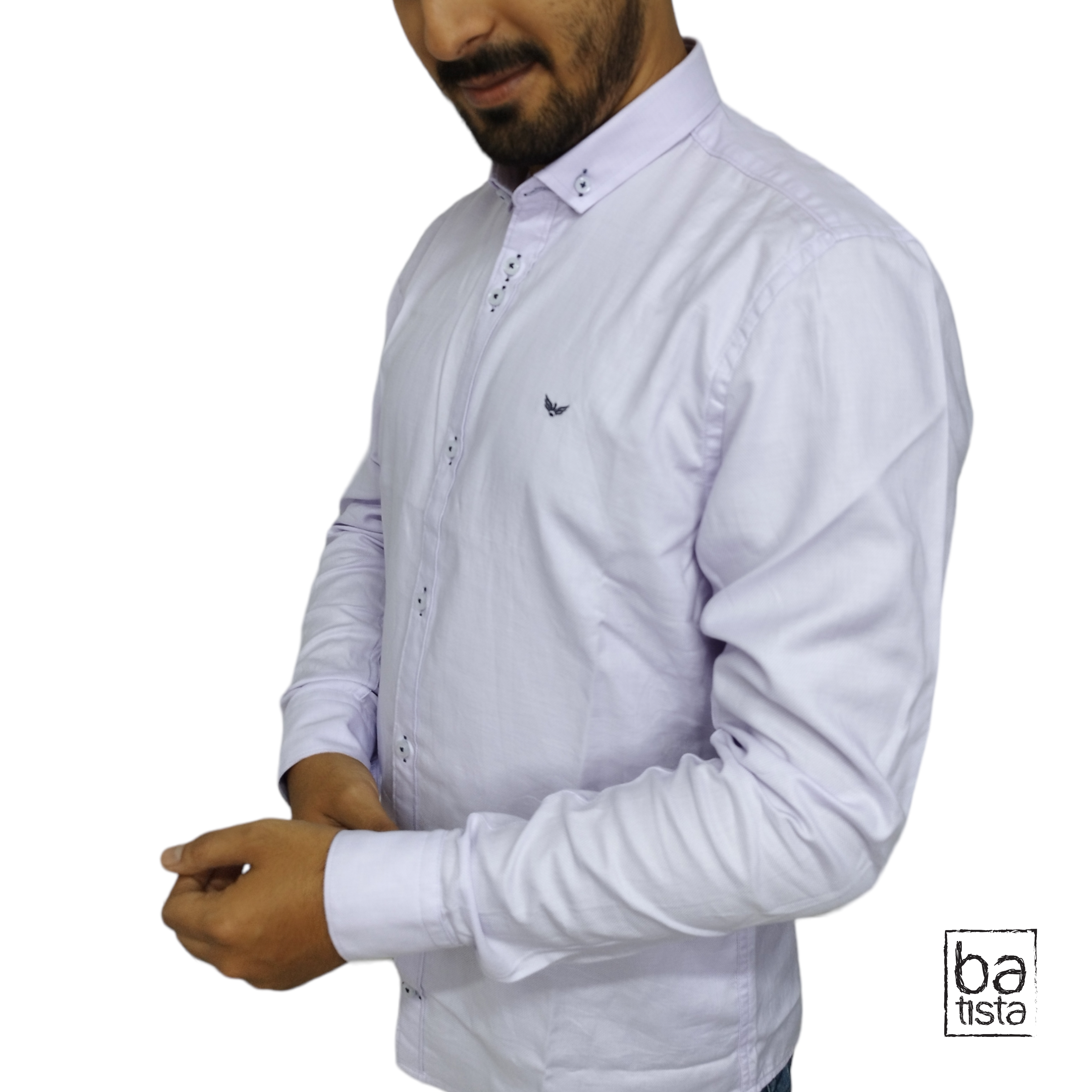 Camisa Oxford 032339 Color LILA