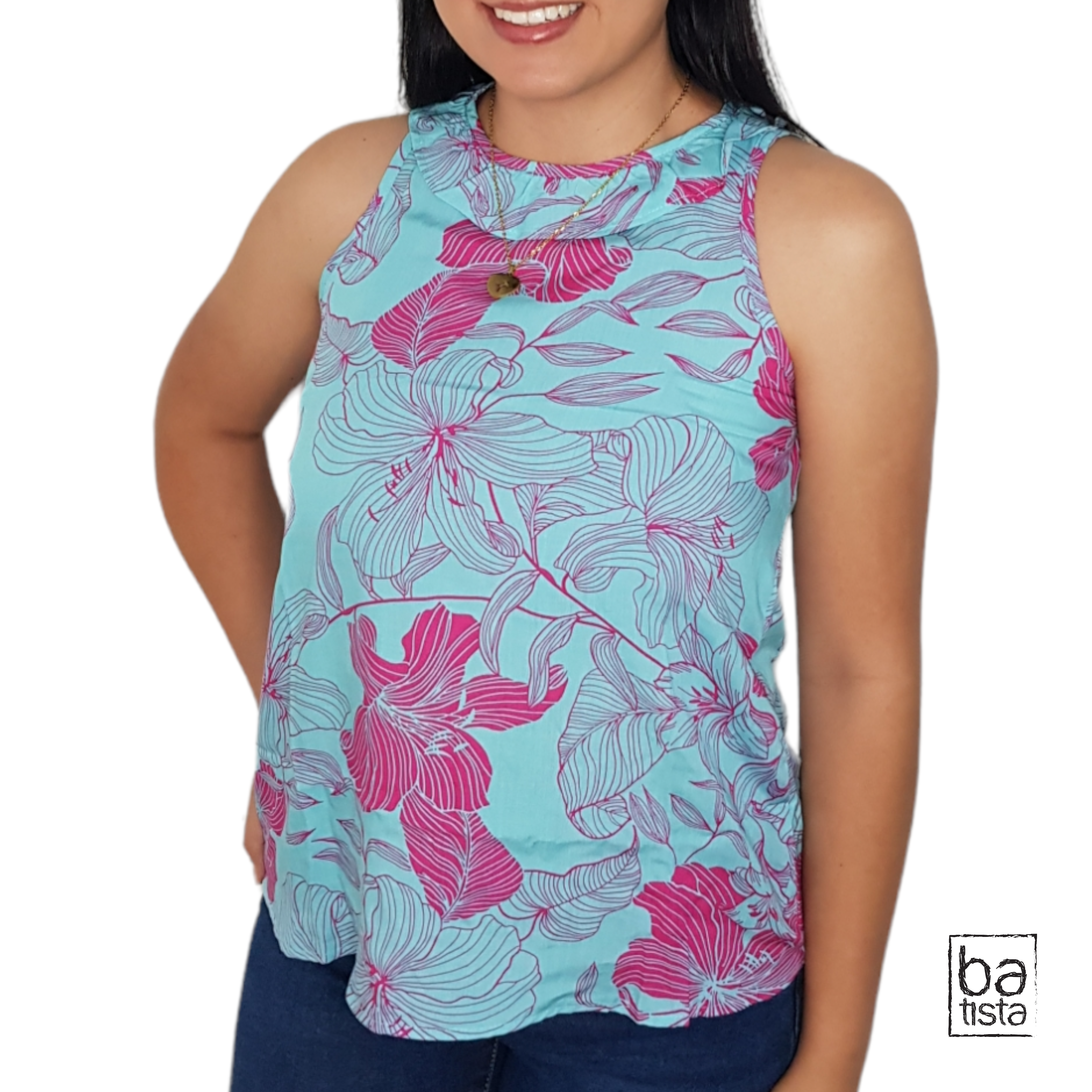 Blusa Rag'Style PF31112755 Atlantida Azul