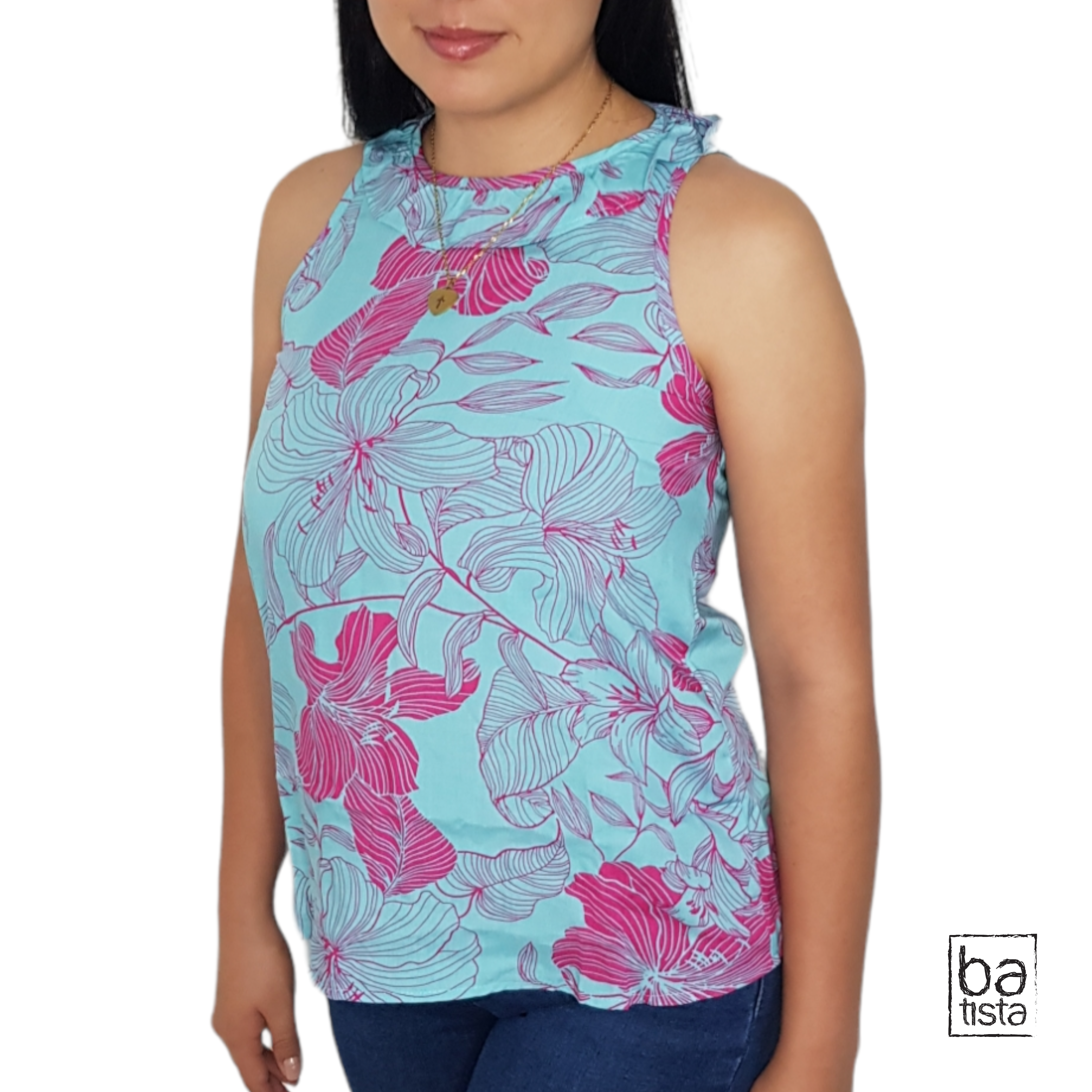 Blusa Rag'Style PF31112755 Atlantida Azul