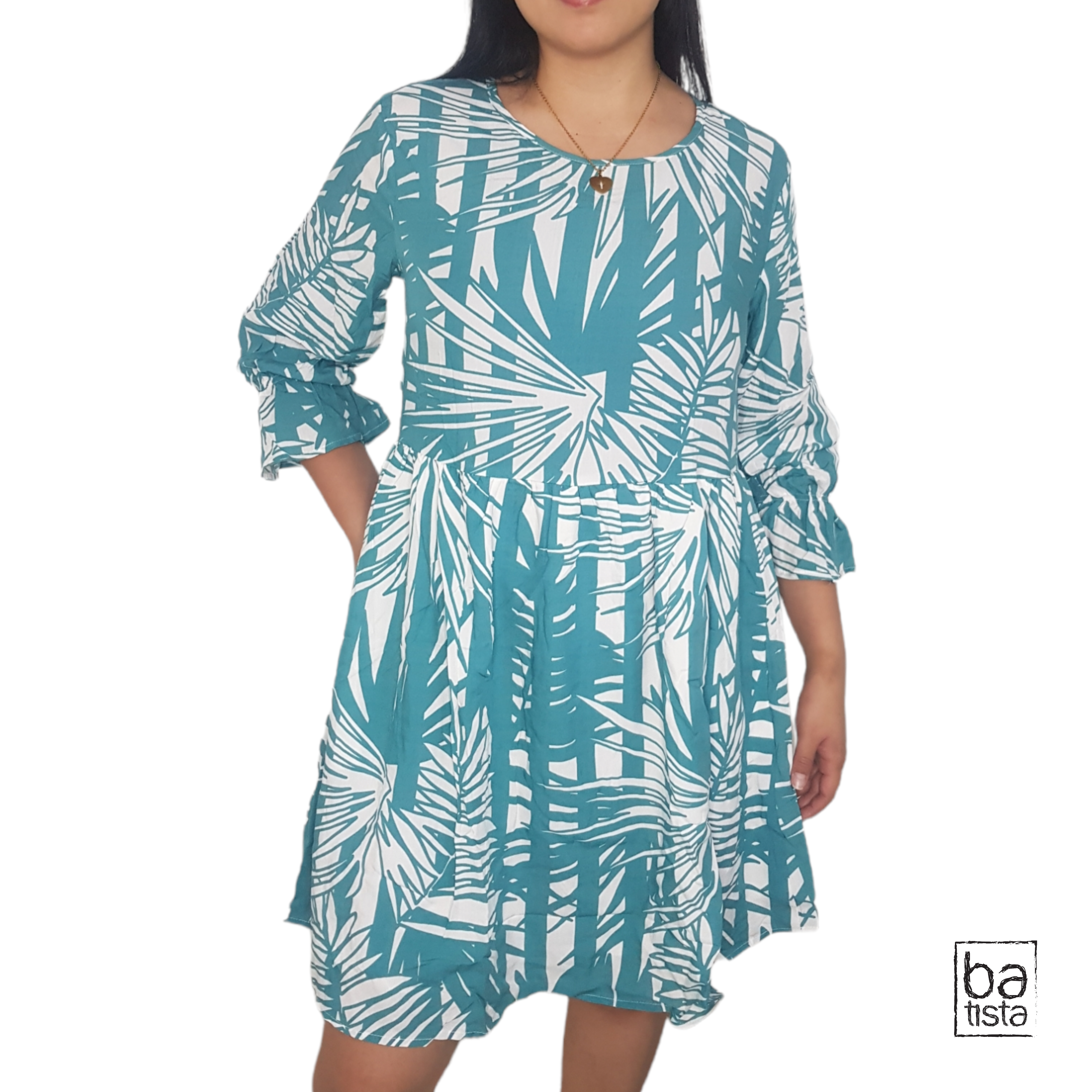 Vestido Rag'Style PF31511062 Verde Palo