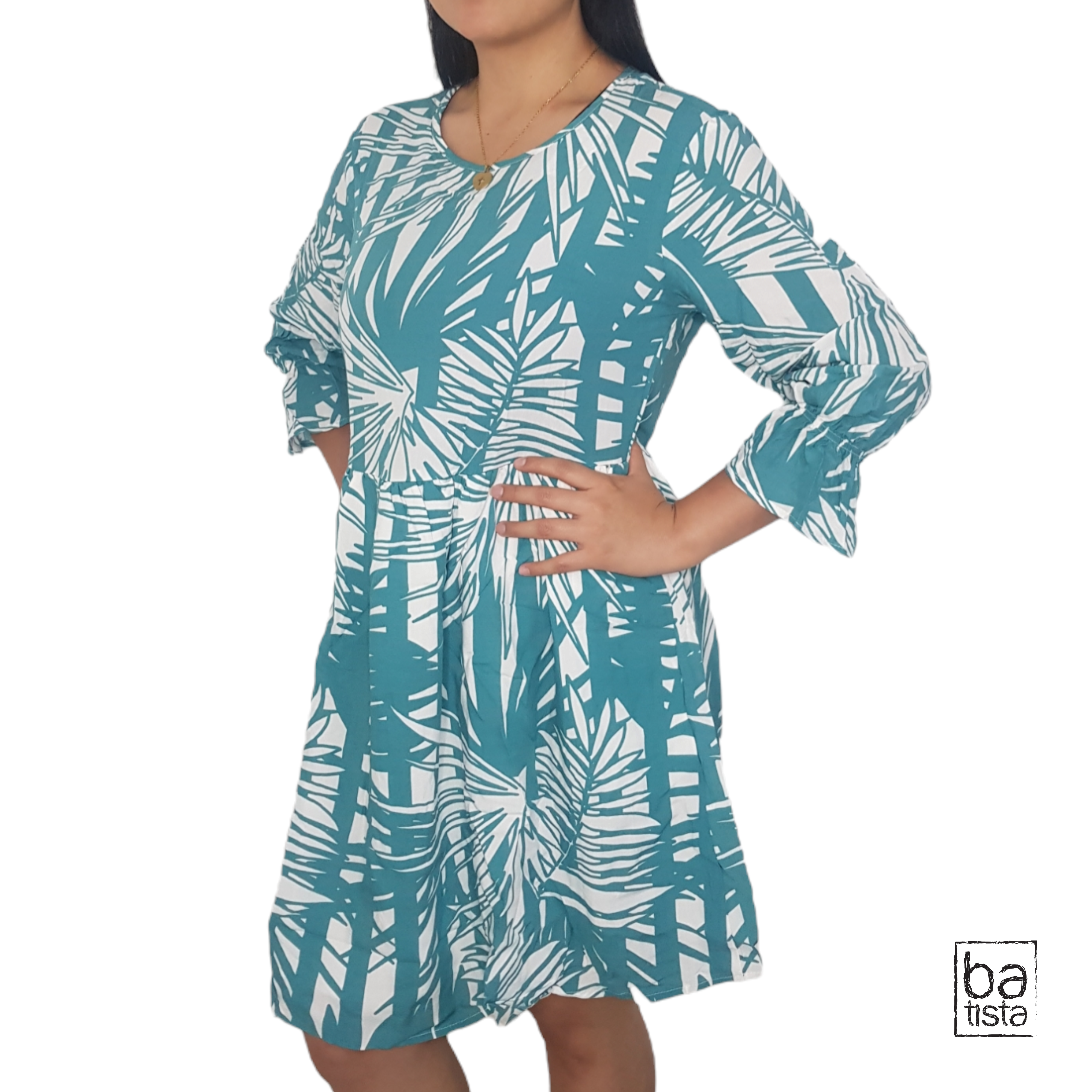 Vestido Rag'Style PF31511062 Verde Palo