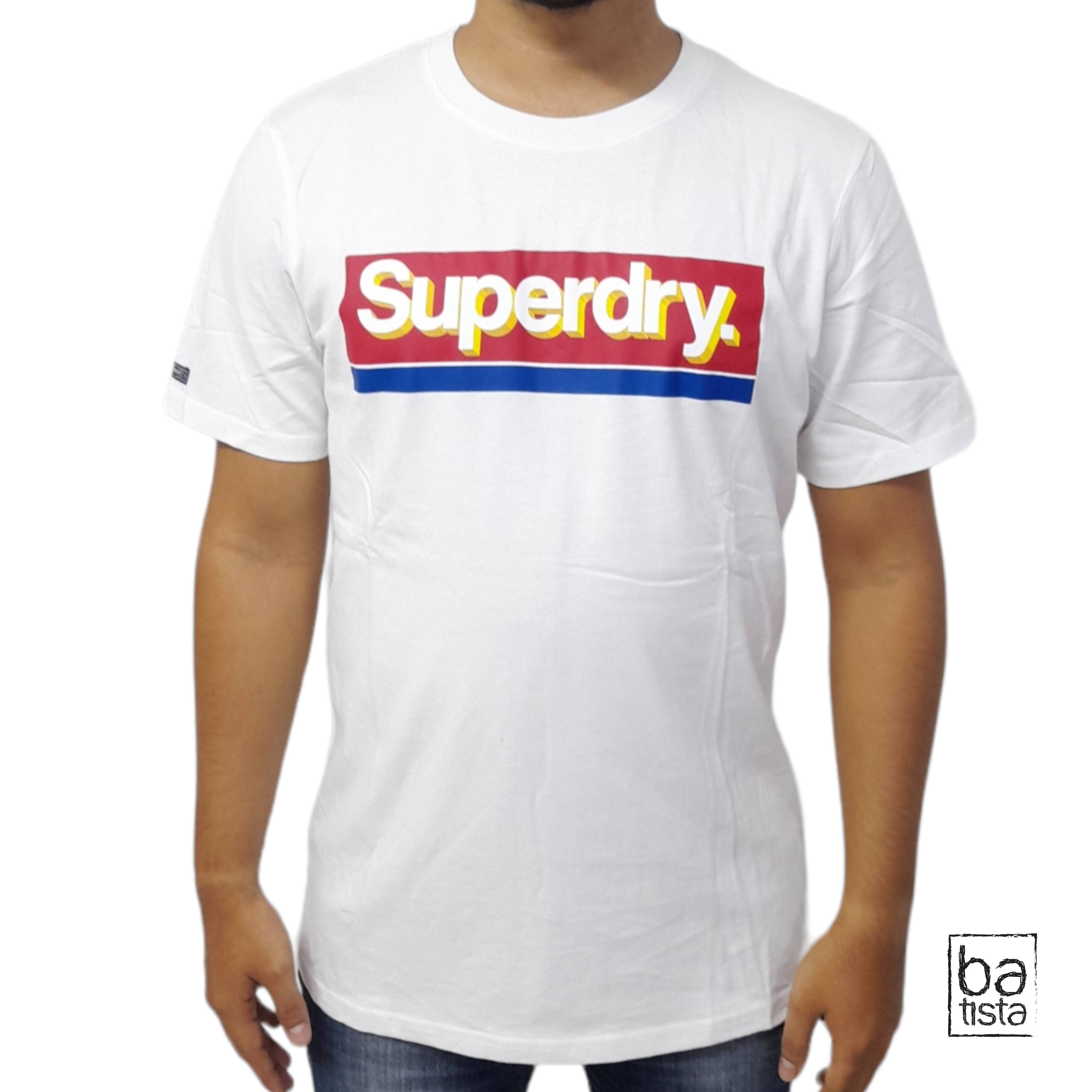 Camiseta Superdry M1011387A Blanco