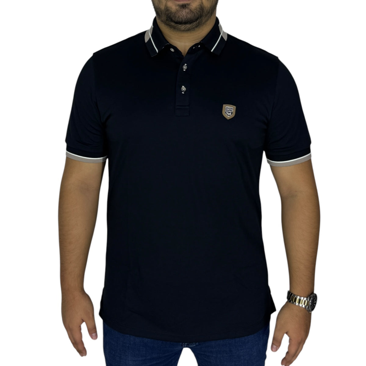 Polo Oxford 022466 Negro