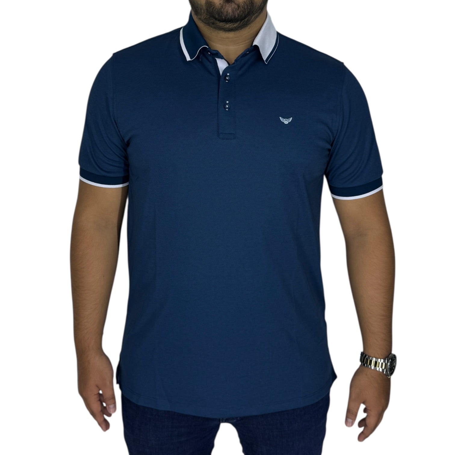 Polo Oxford 022525 Azul