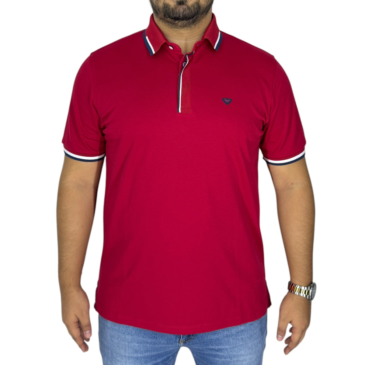 Polo Oxford 022546 Rojo