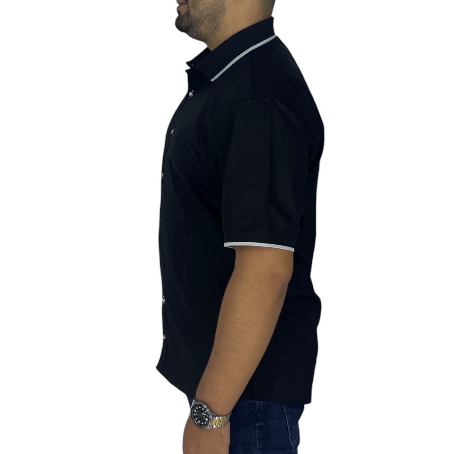 Camisa Oxford 032797 Negra