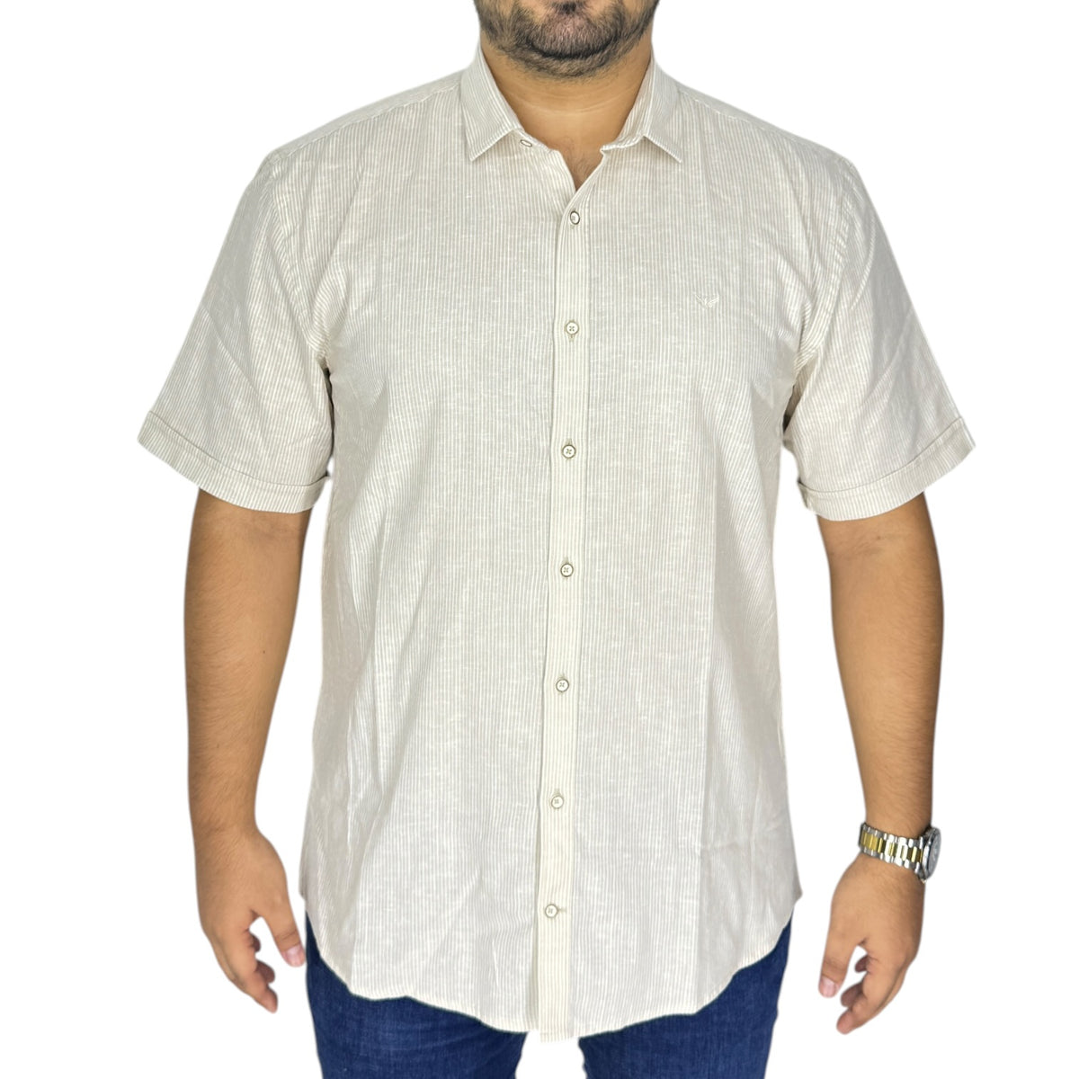 Camisa Oxford 032840 Beige