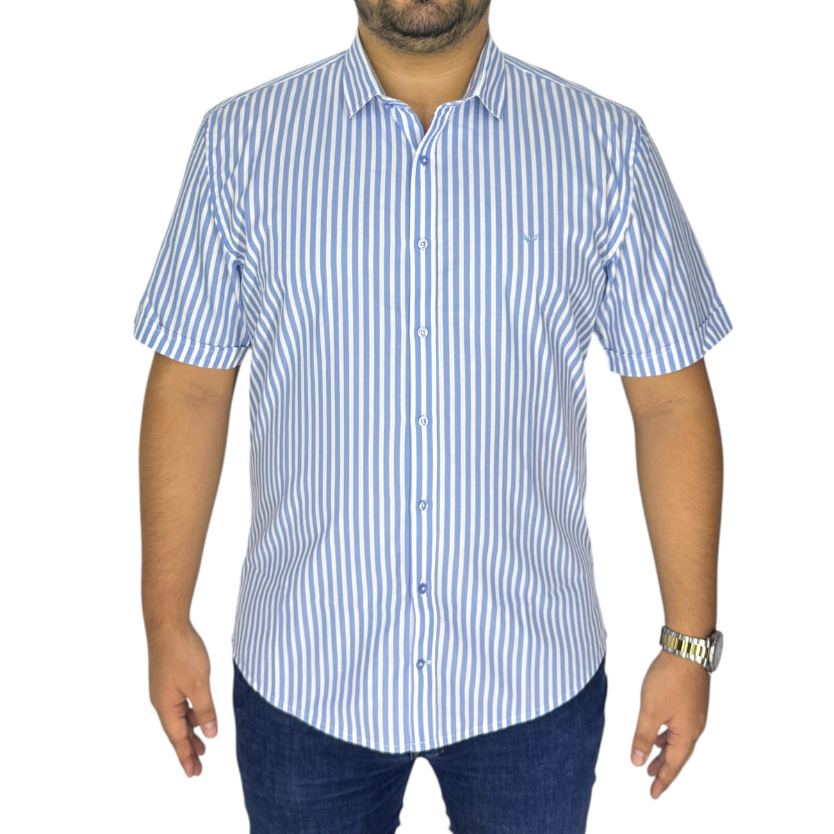 Camisa Oxford 032853 Azul