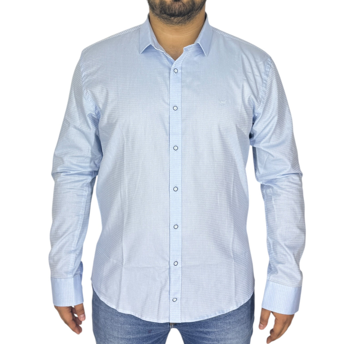 Camisa Oxford 032856 Azul