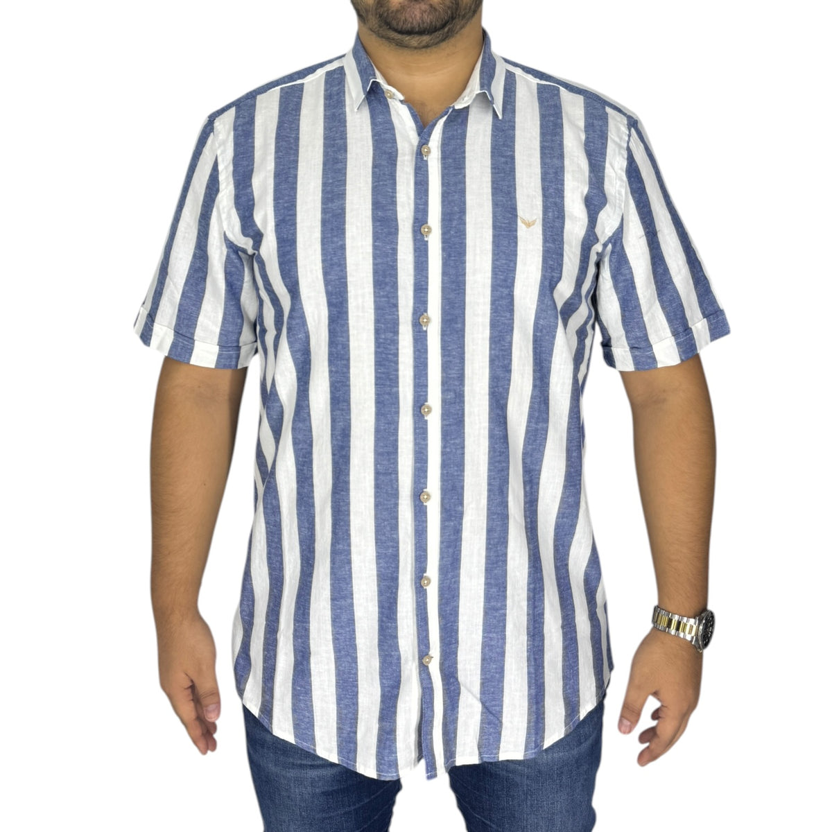 Camisa Oxford 032877 Azul