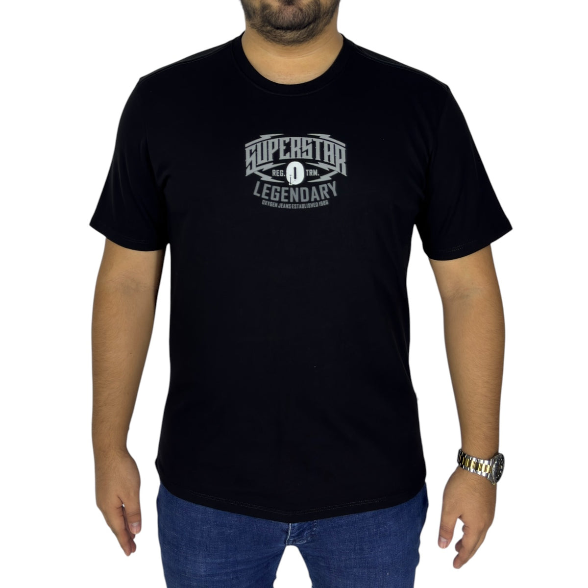 Camiseta Oxigeno 11921575 Negra